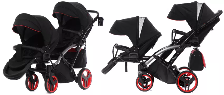 wózek bliźniaczy junama diamond s-line duo slim