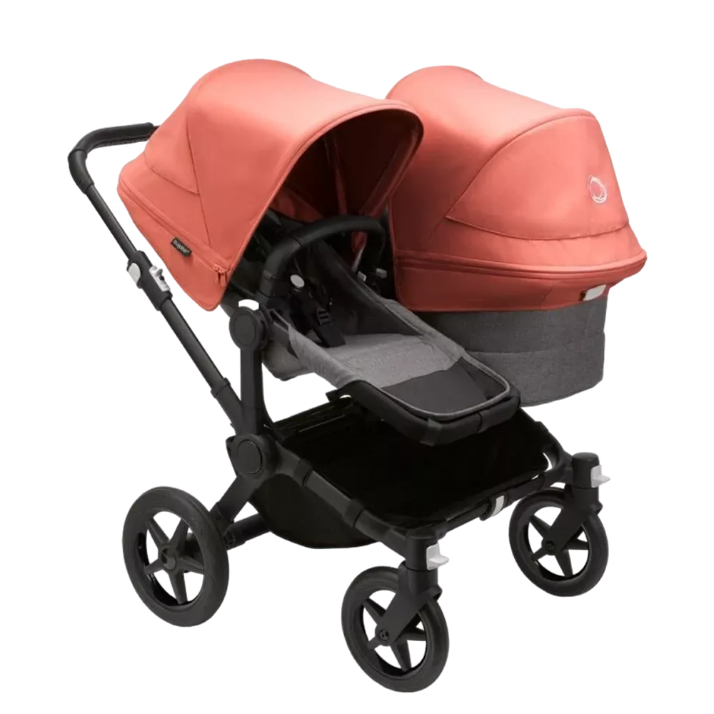 Black-Grey Melange-Sunrise Red