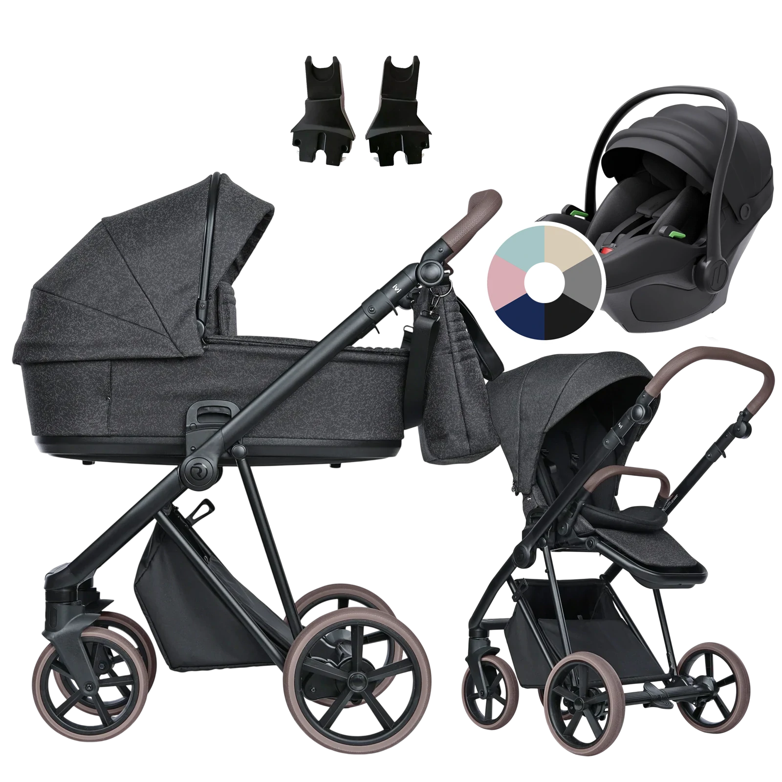 Roan Ivi 2.0 Vintage + Avionaut Pixel 3 + GRATIS - 3w1 | Pixel Dark