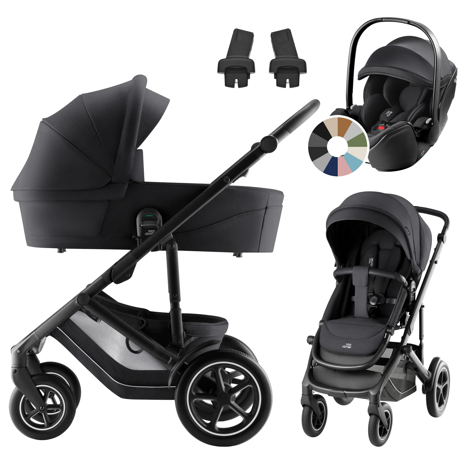Britax Römer Smile 5Z + Britax Römer Baby-Safe Pro +GRATIS - 3w1 | Carbon Black Britax Römer Smile 5Z + Britax Römer Baby-Safe Pro +GRATIS - 3w1 | Carbon Black