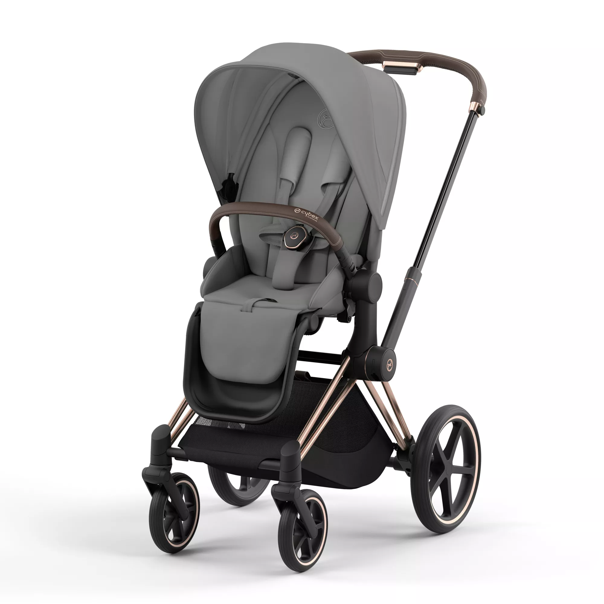 Cybex Priam 4.0 - 2w1 | Mirage Grey (Rosegold Frame) Cybex Priam 4.0 - 2w1 | Mirage Grey (Rosegold Frame)