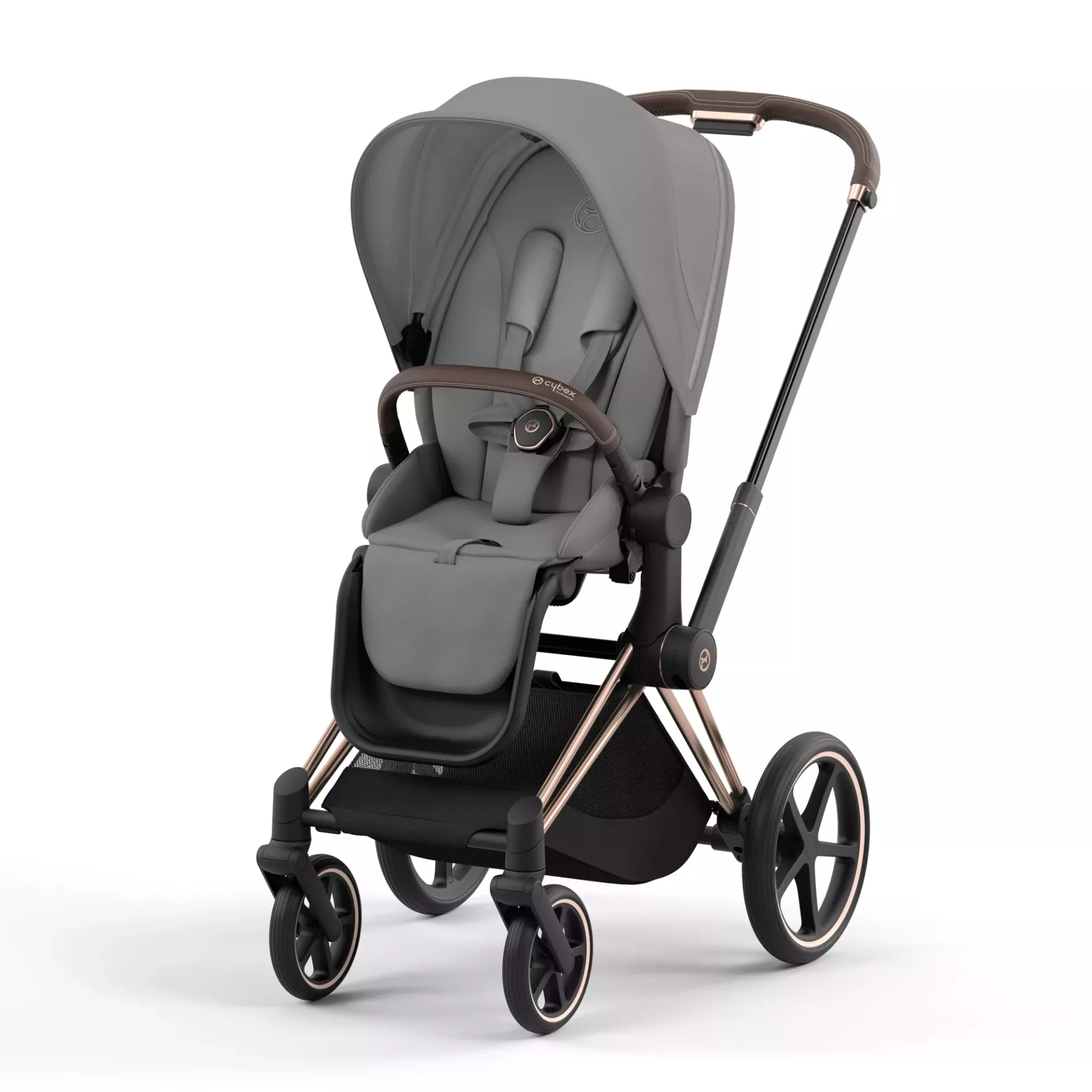 Cybex Priam 4.0 - 2w1 | Mirage Grey (Rosegold Frame) Cybex Priam 4.0 - 2w1 | Mirage Grey (Rosegold Frame)