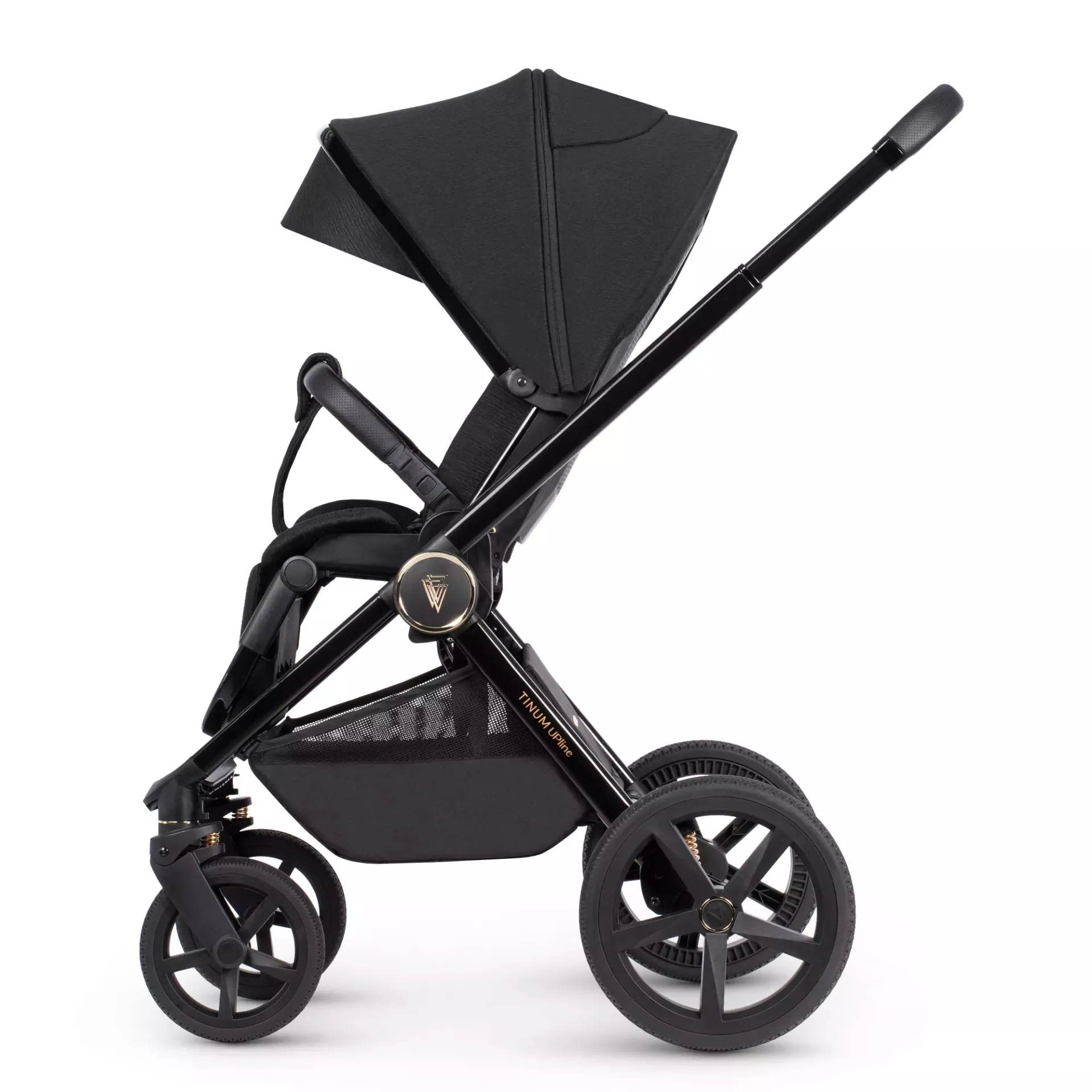 Venicci Tinum Upline +AKCESORIA - 2w1 | All Black