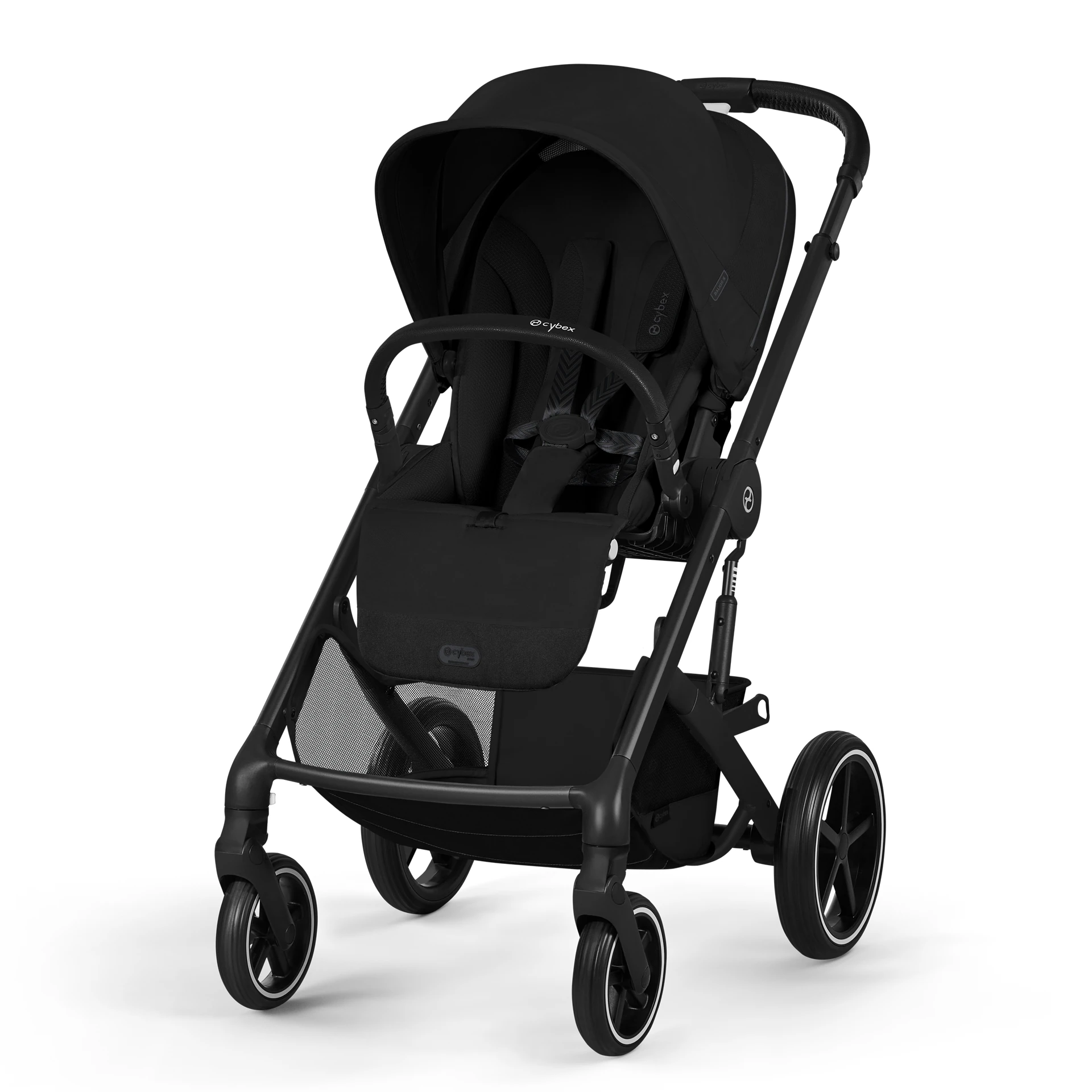 Cybex Balios S Lux Fold - 2w1 ze składaną gondolą | Moon Black