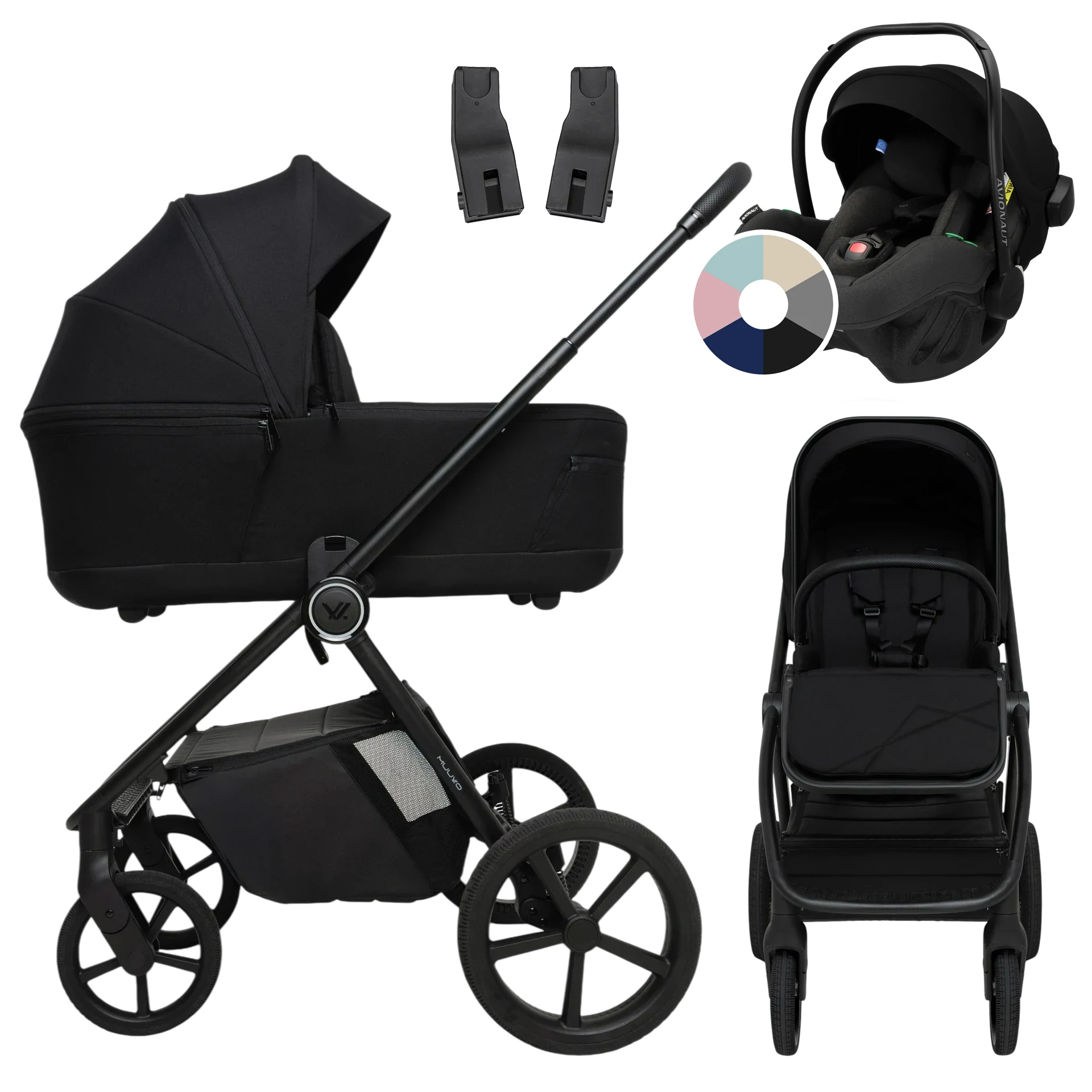 Muuvo One + Avionaut Pixel Pro 2.0 C +GRATIS - 3w1 | Negro