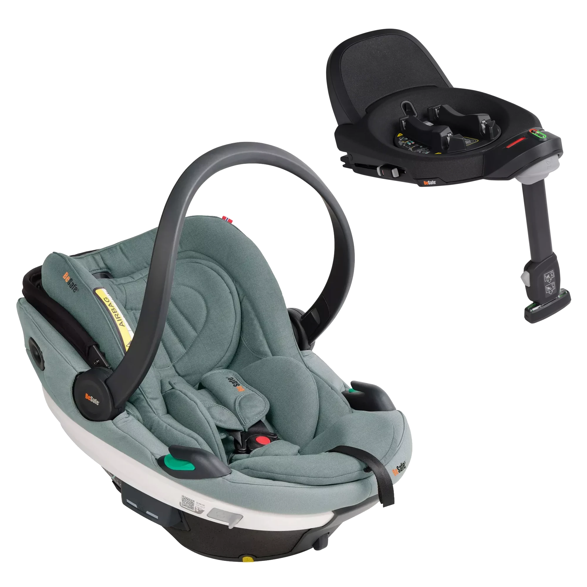 BeSafe Go Beyond + baza Beyond | Sea Green Melange