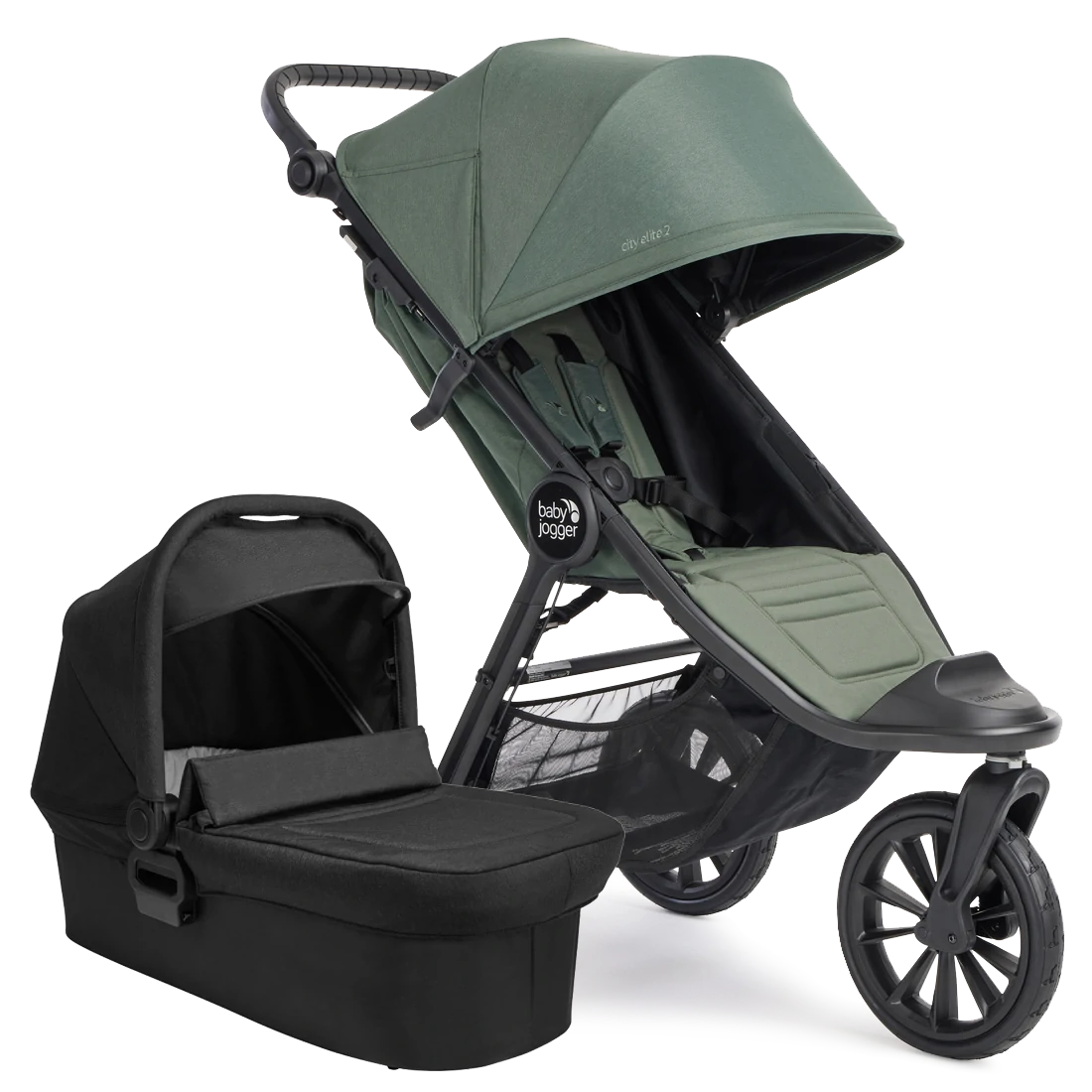 Baby Jogger City Elite 2 +GRATIS - 2w1 | Briar Green