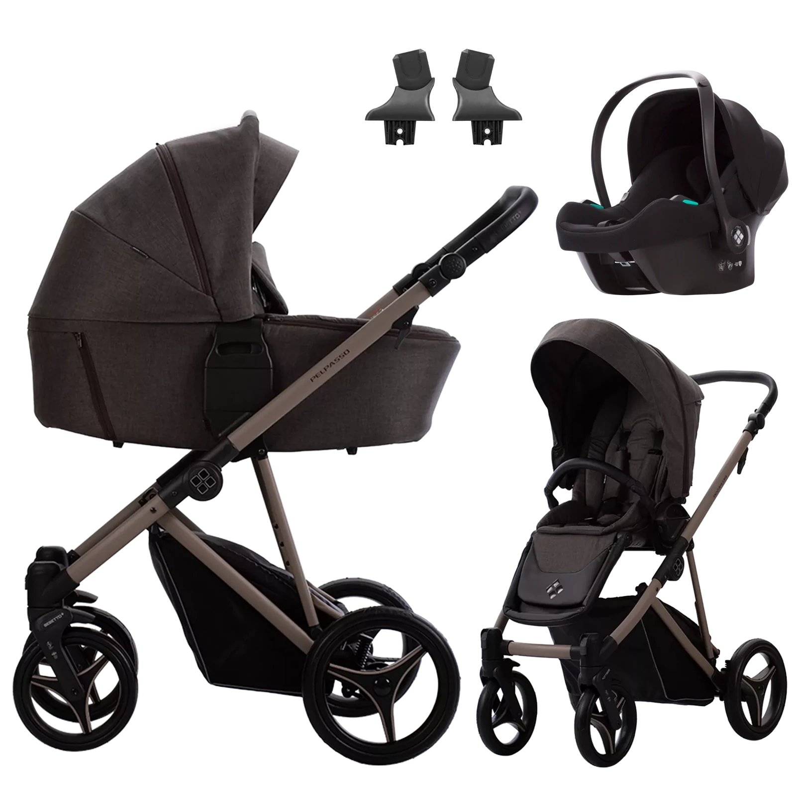 Bebetto Pelpasso + Bebetto Cosmo 2.0 +GRATIS - 3w1 | 03 Kaszmir