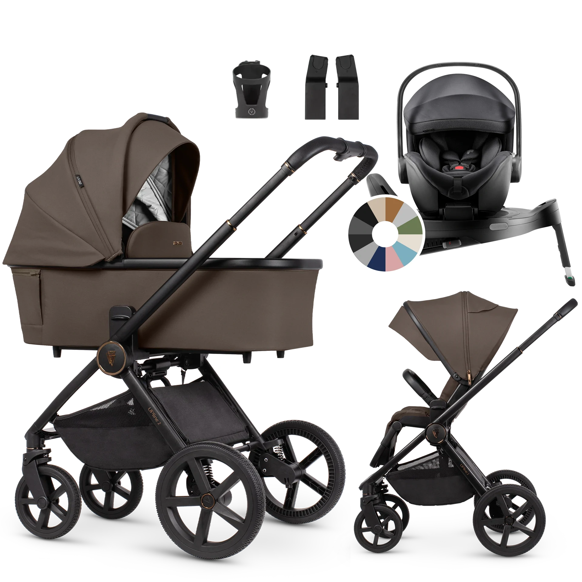 Venicci Upline 2 + Britax Römer Baby-Safe Pro + baza +AKCESORIA - 4w1 | Brownie Venicci Upline 2 + Britax Römer Baby-Safe Pro + baza +AKCESORIA - 4w1 | Brownie