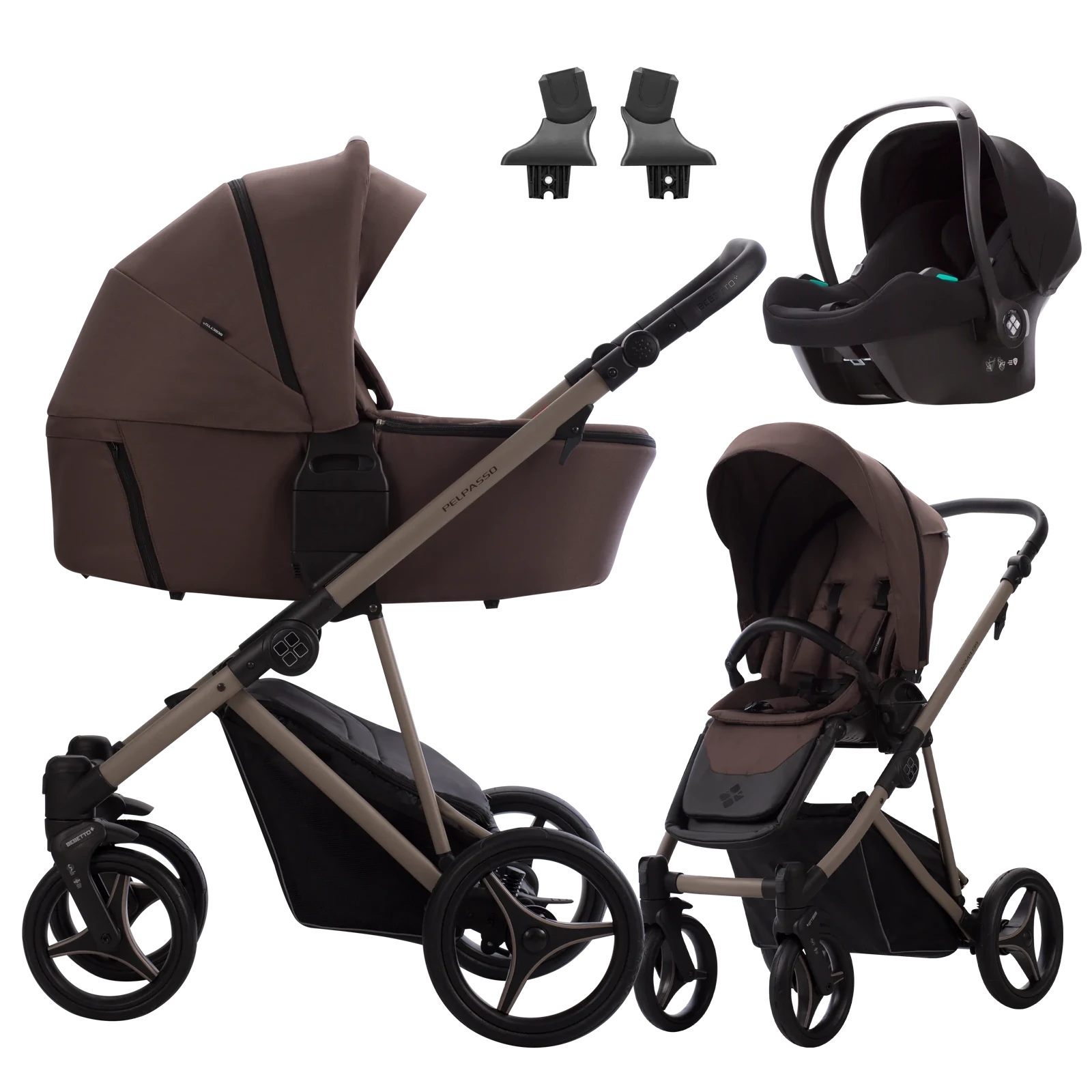 Bebetto Pelpasso + Bebetto Cosmo 2.0 +GRATIS - 3w1 | 06 Kaszmir