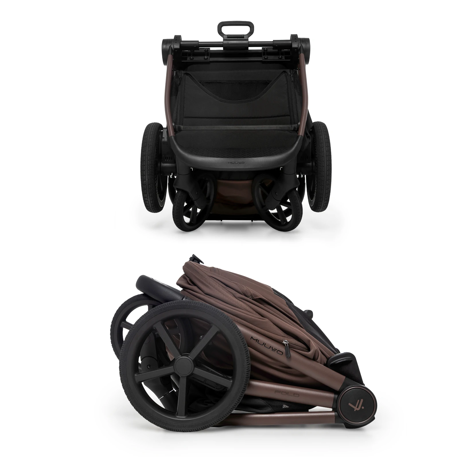 Muuvo Fold + Maxi-Cosi Pebble 360 Pro2 + baza + GRATIS - 4w1 | Dark Chocolate