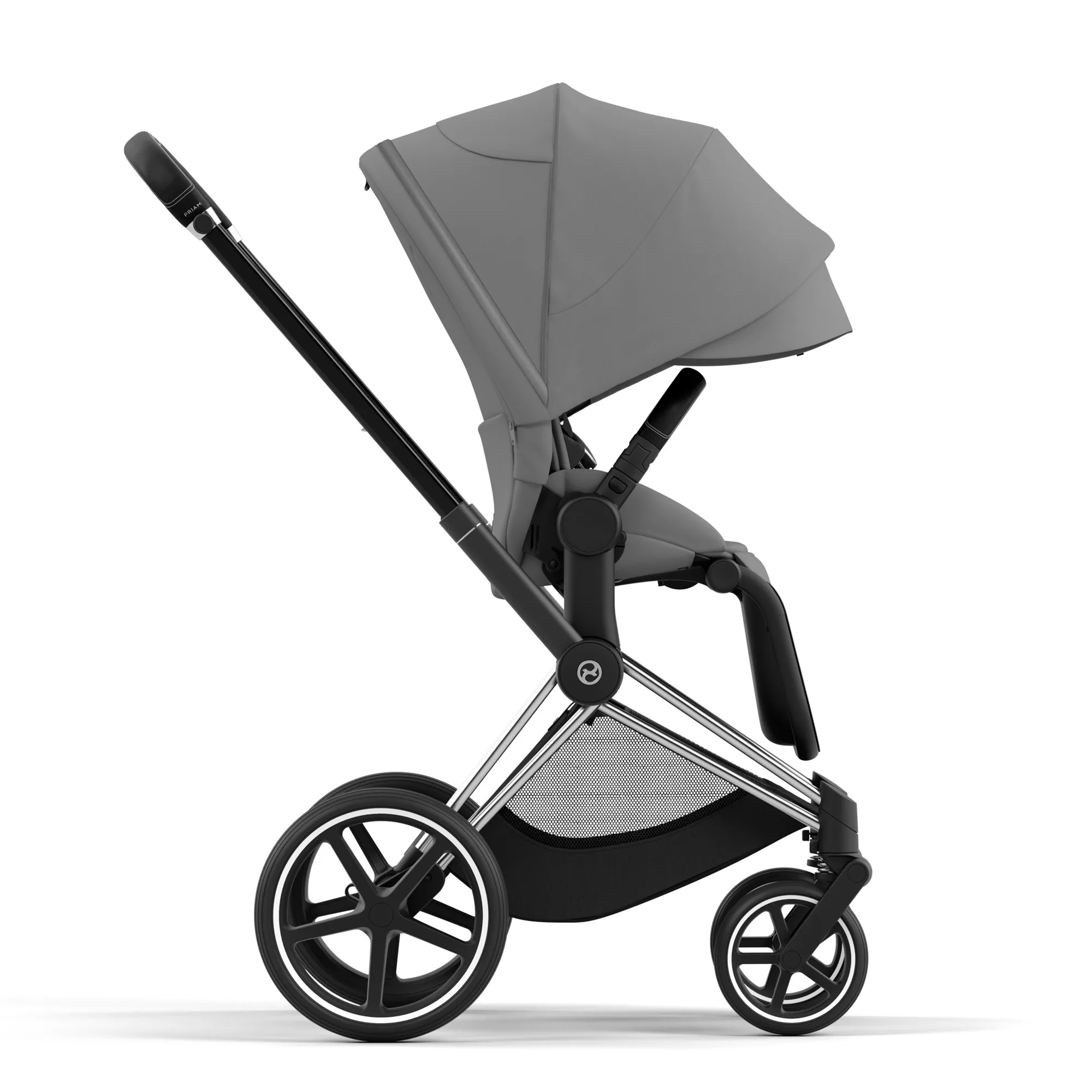 Cybex Priam 4.0 - 2w1 | Mirage Grey (Chrome Black Frame) Cybex Priam 4.0 - 2w1 | Mirage Grey (Chrome Black Frame)
