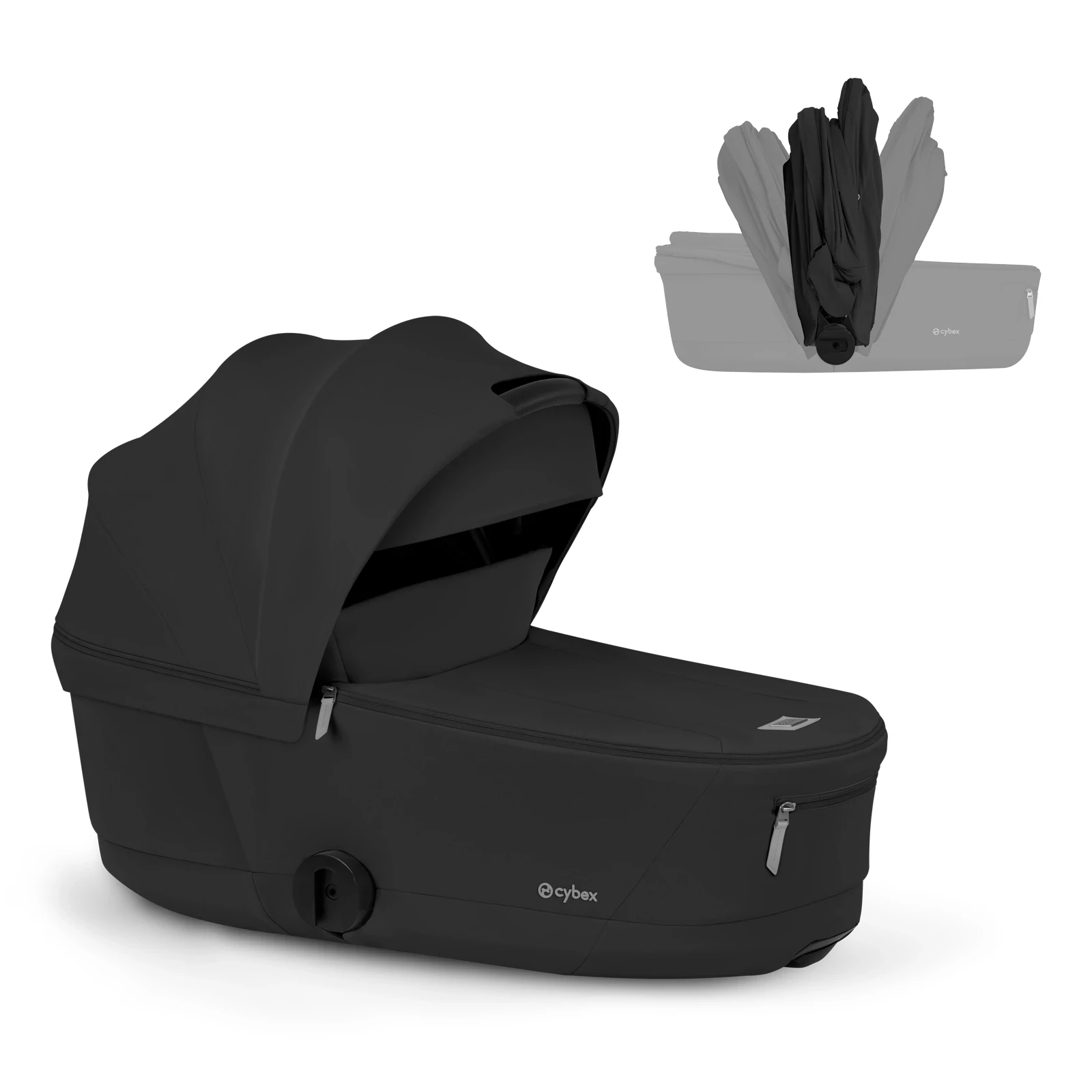 Cybex e-Priam 5.0 - wózek 2w1 | Sepia Black - Matt Black (Comfort)