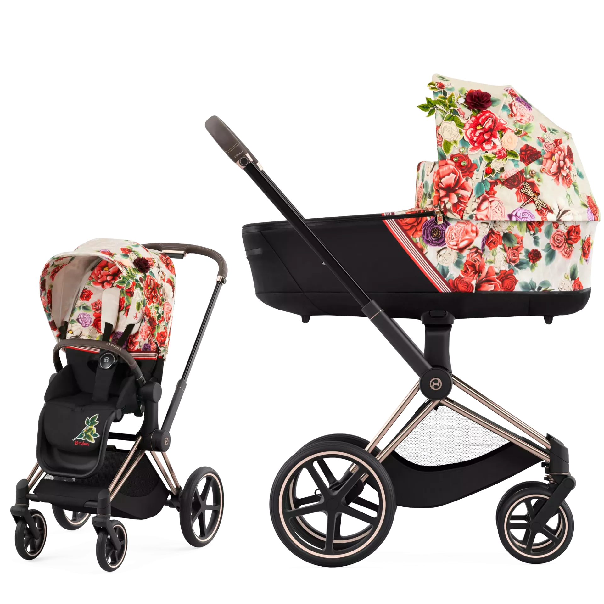 Cybex Priam 4.0 - 2w1 | Spring Blossom Light - Fashion Collection