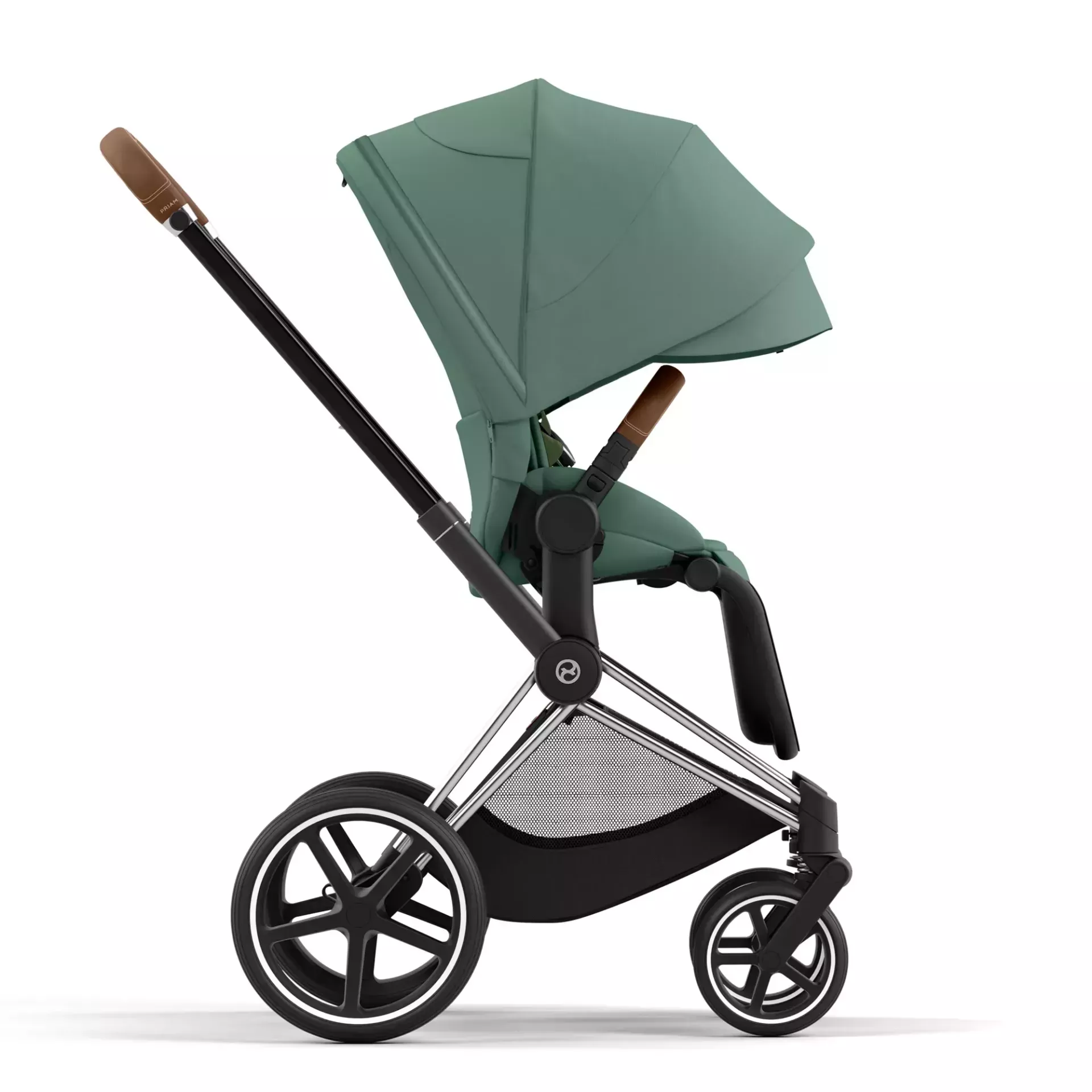 Cybex Priam 4.0 | Leaf Green (Chrome Brown Frame)