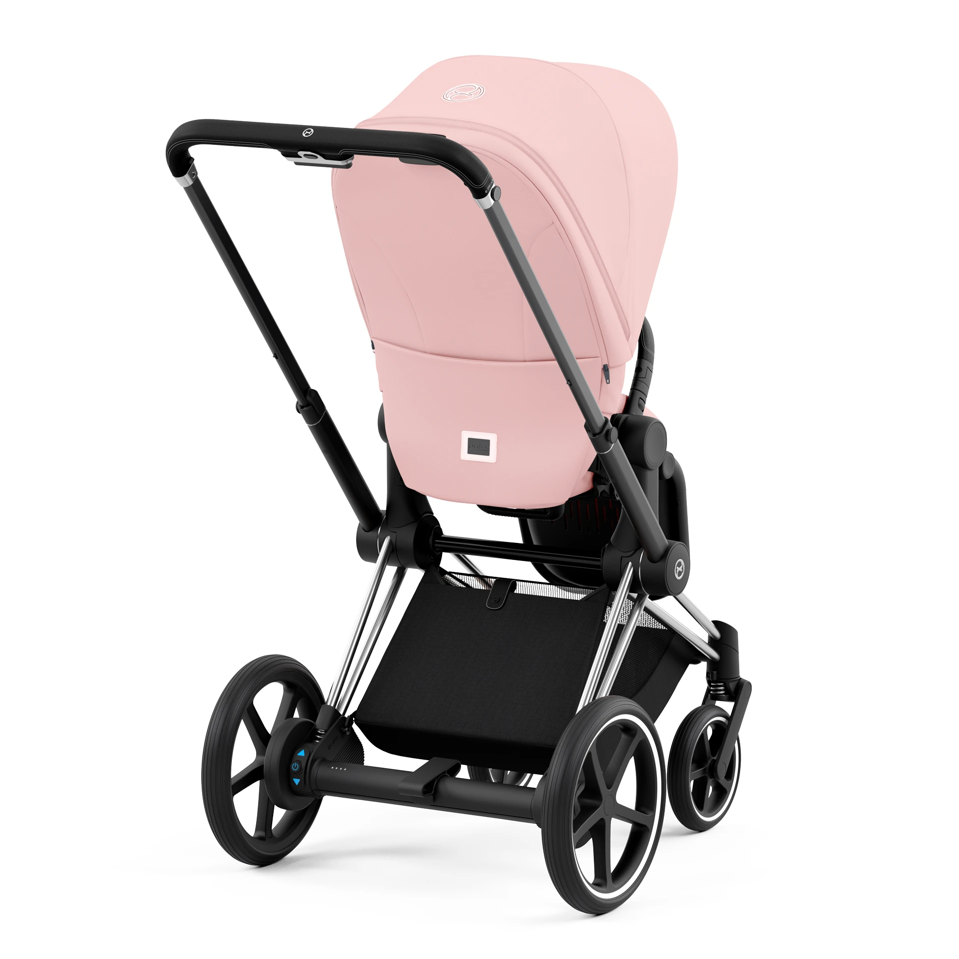 Cybex e-Priam 4.0 - 2w1 | Peach Pink (Chrome Black Frame) Cybex e-Priam 4.0 - 2w1 | Peach Pink (Chrome Black Frame)