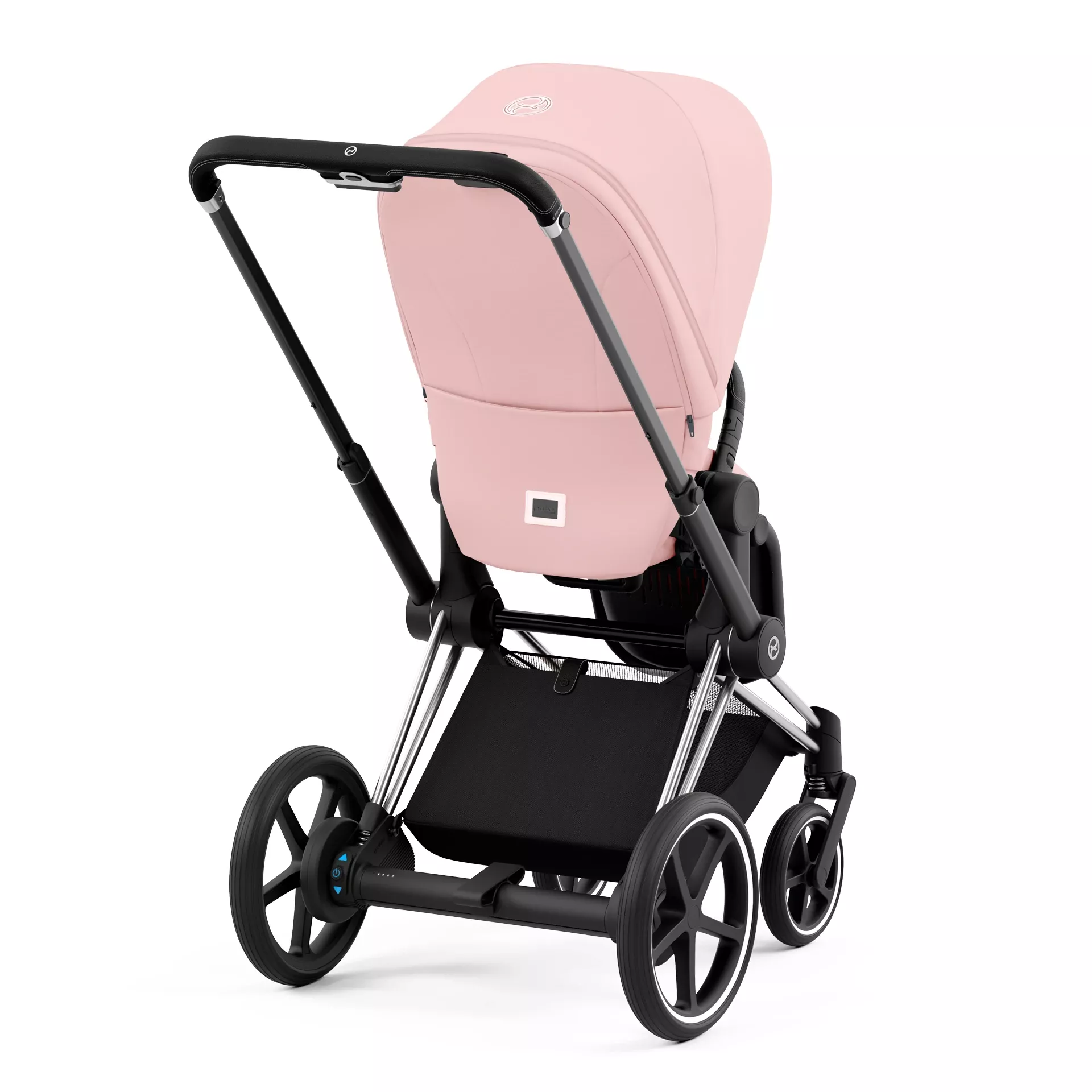 Cybex e-Priam 4.0 - 2w1 | Peach Pink (Chrome Black Frame) Cybex e-Priam 4.0 - 2w1 | Peach Pink (Chrome Black Frame)