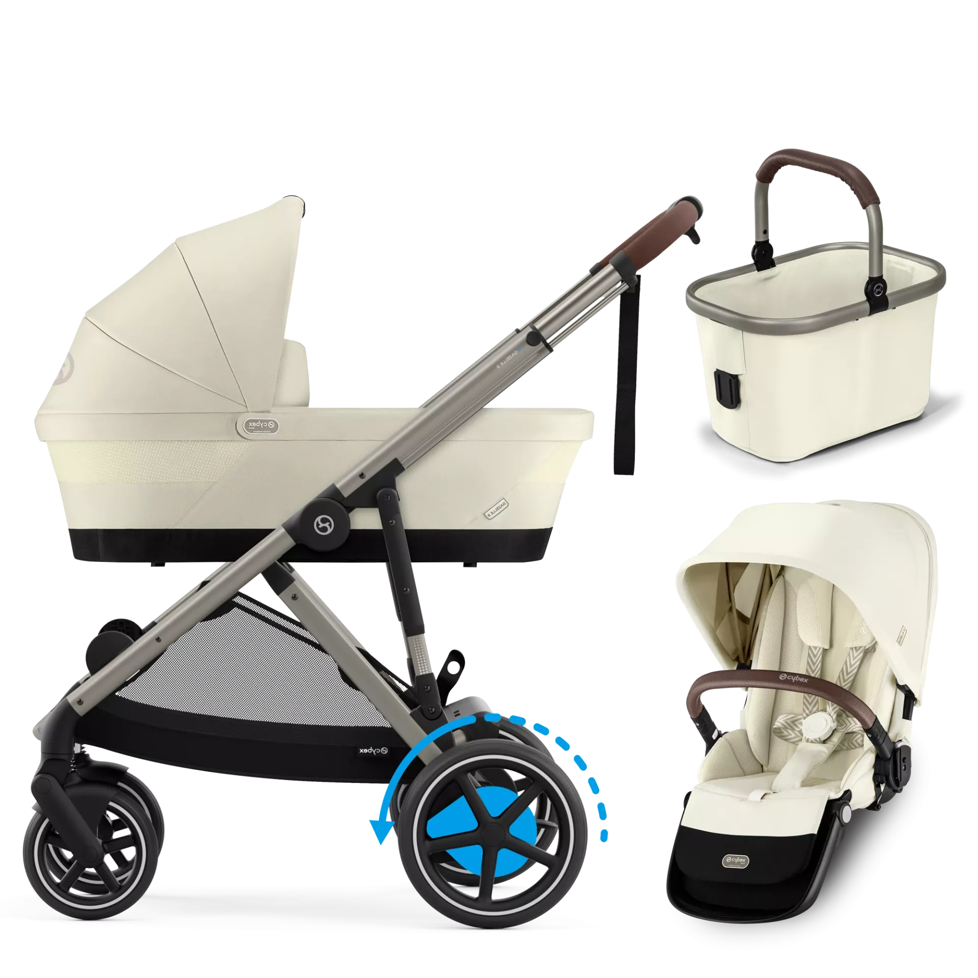 Cybex e-Gazelle S - 2w1 | Seashell Beige