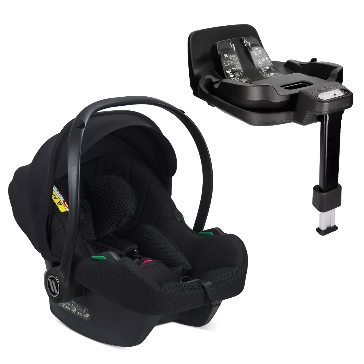 Avionaut Cosmo + baza IQ Orbit | Black (Airflow)