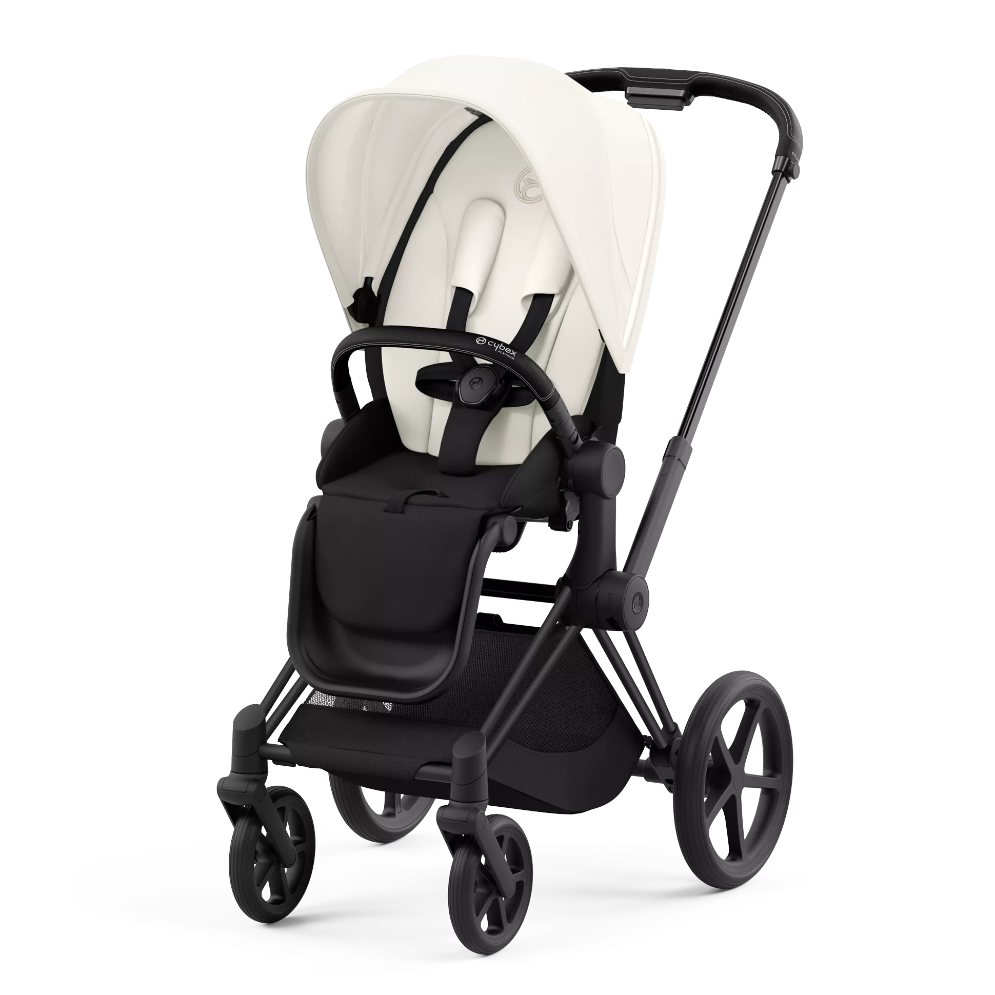 Cybex Priam 4.0 | Off White (Matt Black Frame)