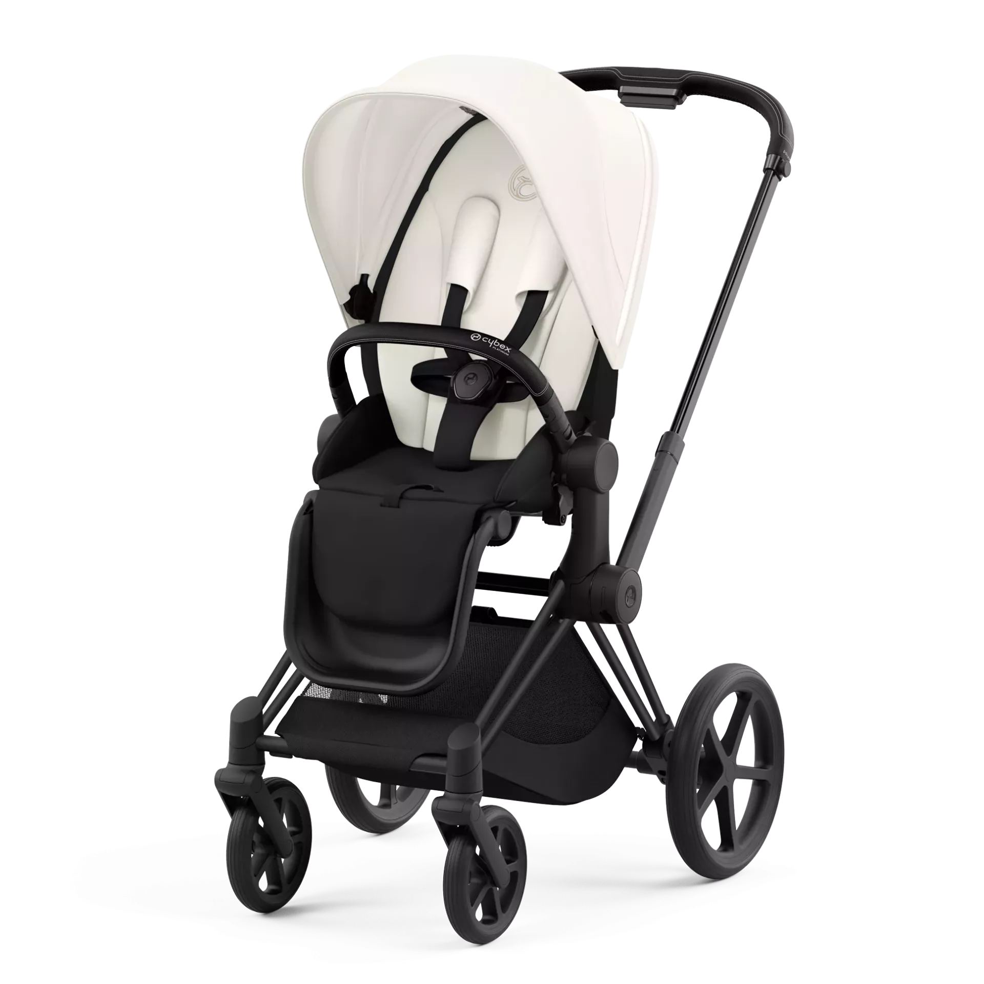 Cybex Priam 4.0 | Off White (Matt Black Frame)