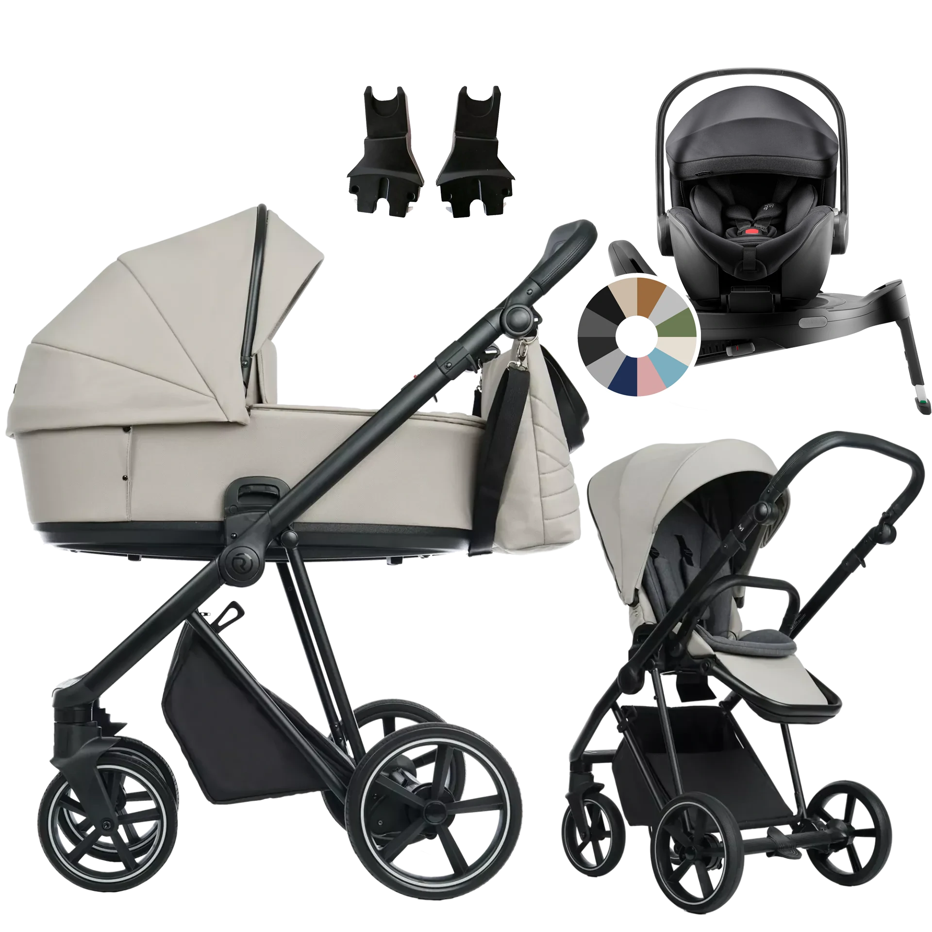 Roan Ivi 2.0 + Britax Römer Baby-Safe Pro + baza Vario 5Z +GRATIS - 4w1 | Sesame