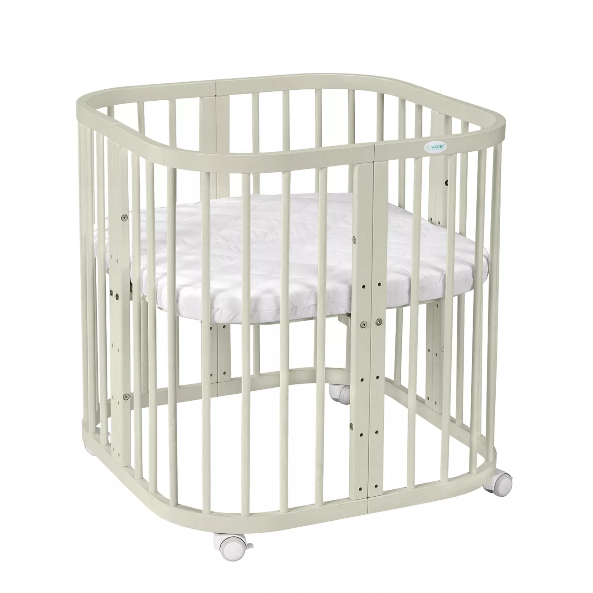 Waldin - łóżeczko 7w1 | Olive