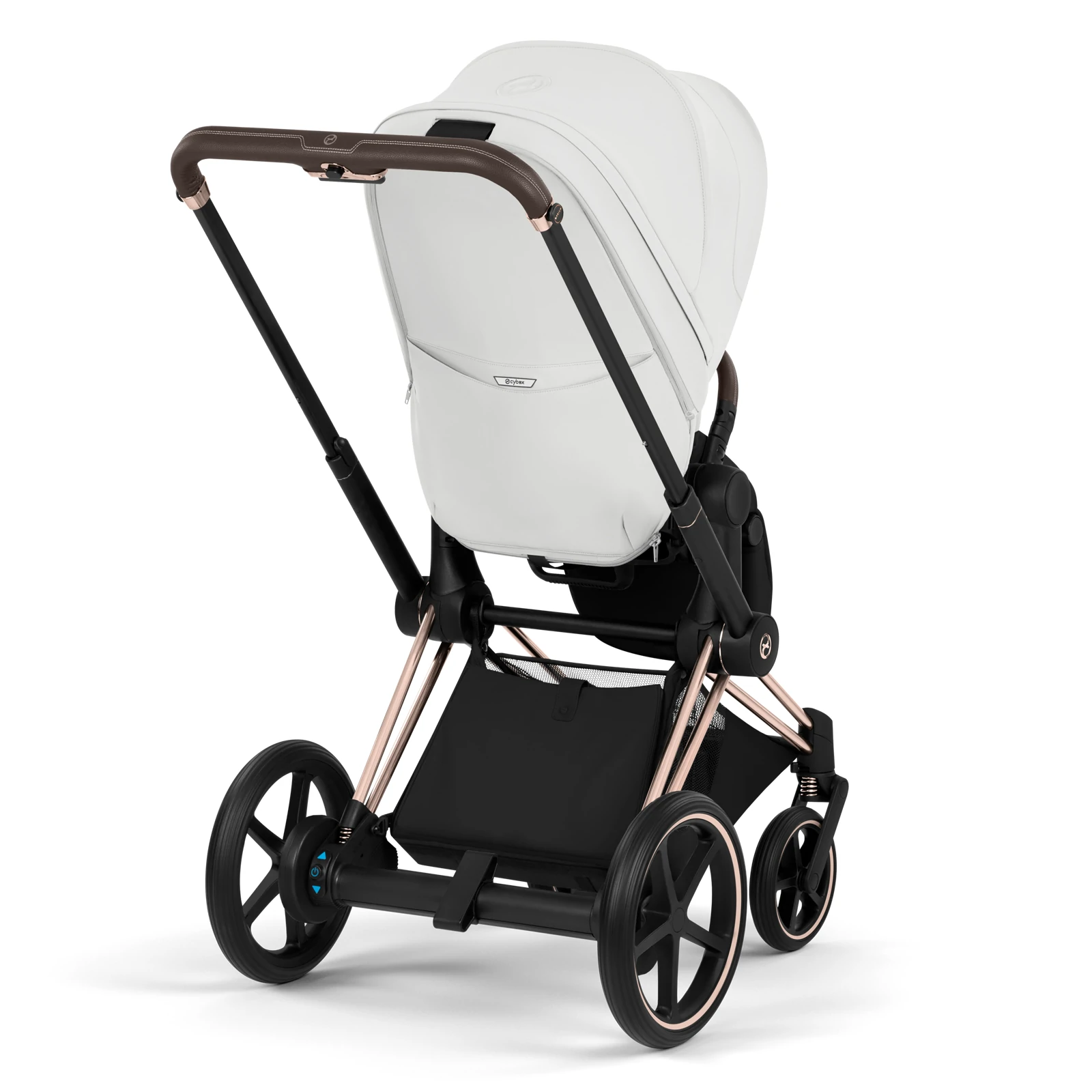 Cybex e-Priam 5.0 - wózek 2w1 | Off White - Rosegold (Style)