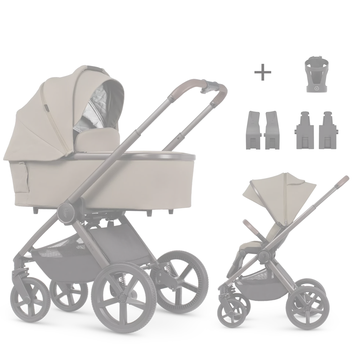 Venicci Tinum Upline SE +AKCESORIA - 2w1 | Powder