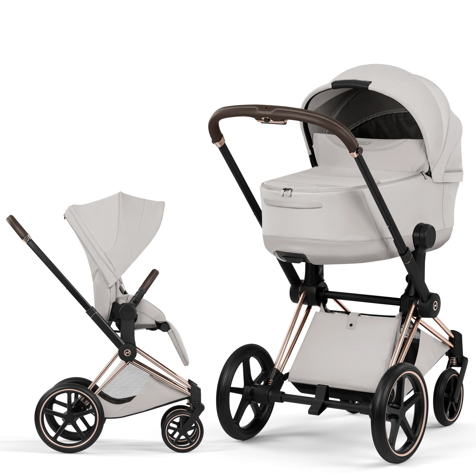 Cybex Priam 5.0 - wózek 2w1 | City Grey - Rosegold (Style)