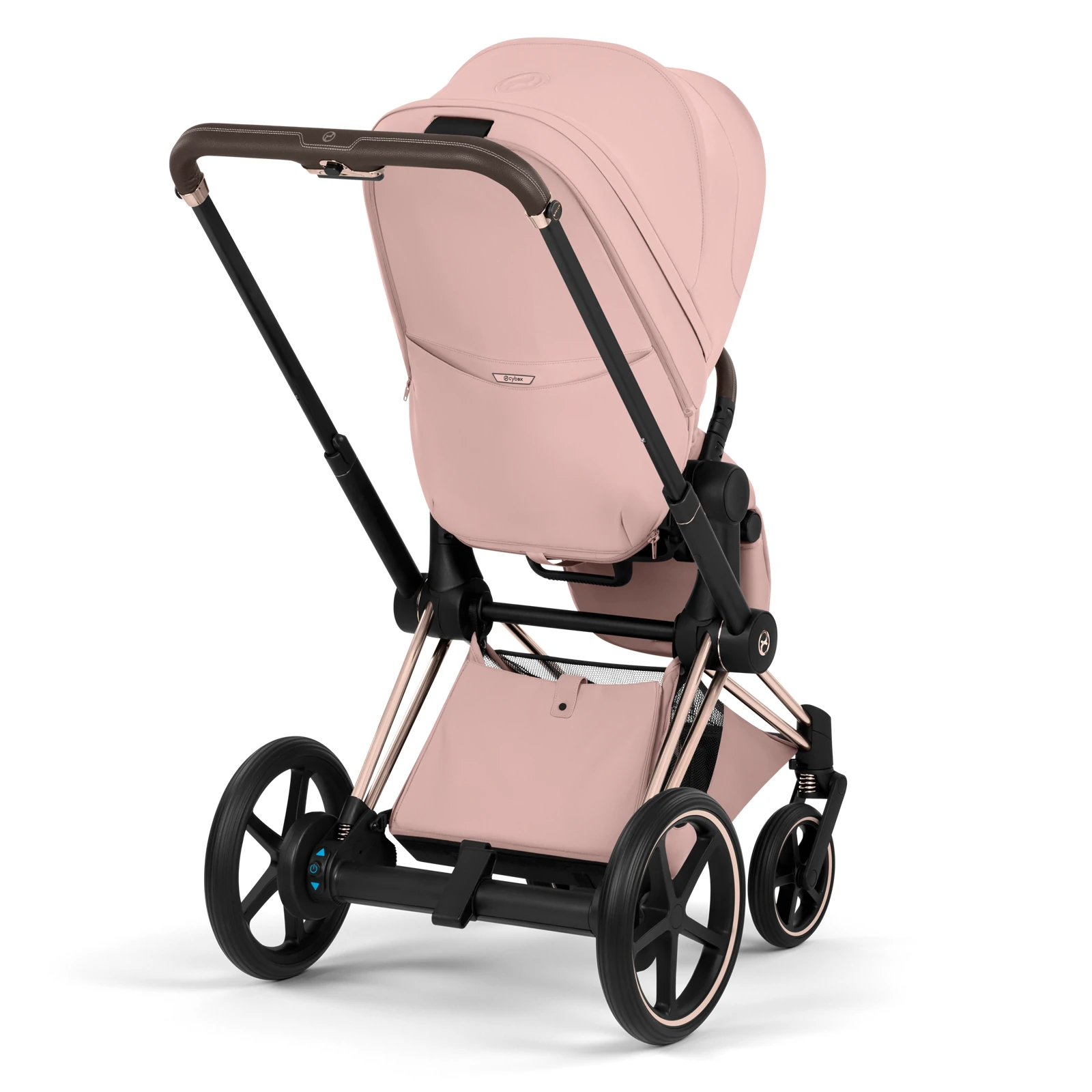 Cybex e-Priam 5.0 - wózek 2w1 | Peach Pink - Rosegold (Style)