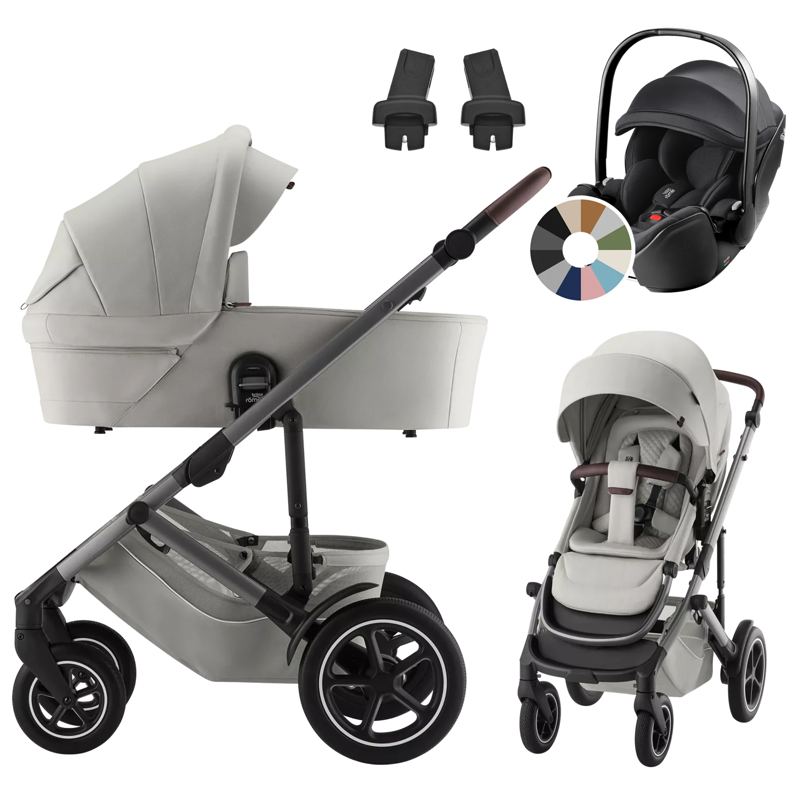 Britax Römer Smile 5Z + Britax Römer Baby-Safe Pro +GRATIS - 3w1 | Linen Grey Britax Römer Smile 5Z + Britax Römer Baby-Safe Pro +GRATIS - 3w1 | Linen Grey