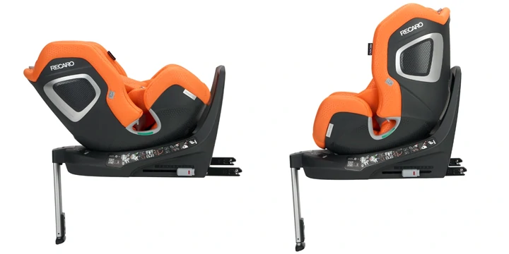 Recaro Xenon 1 Kid kierunki jazdy