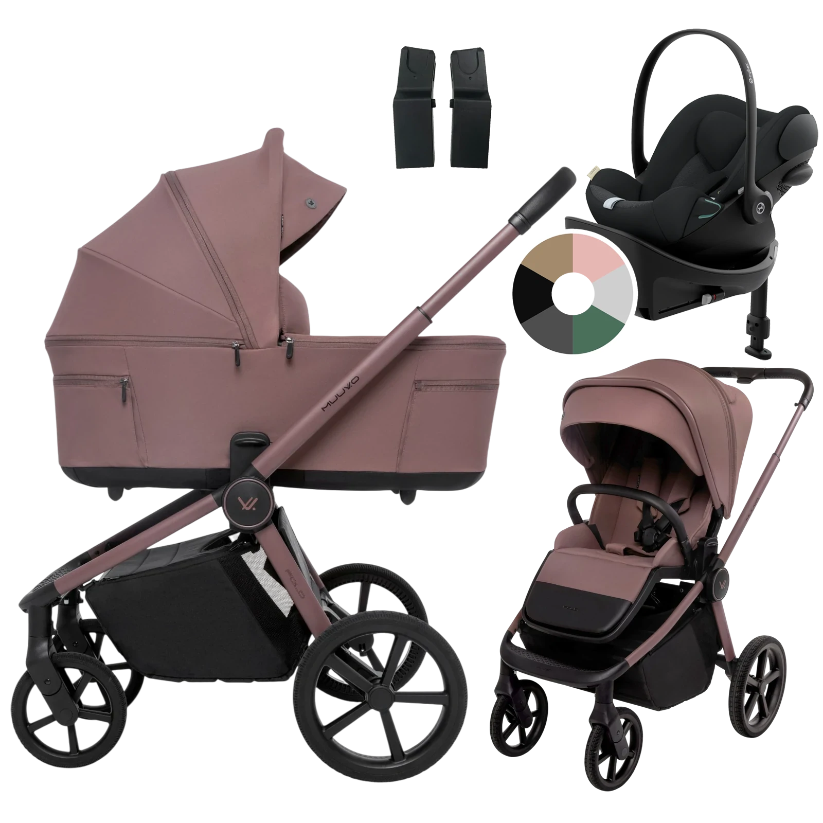 Muuvo Fold + Cybex Cloud G3 + baza G3 + GRATIS - 4w1 | Cocoa