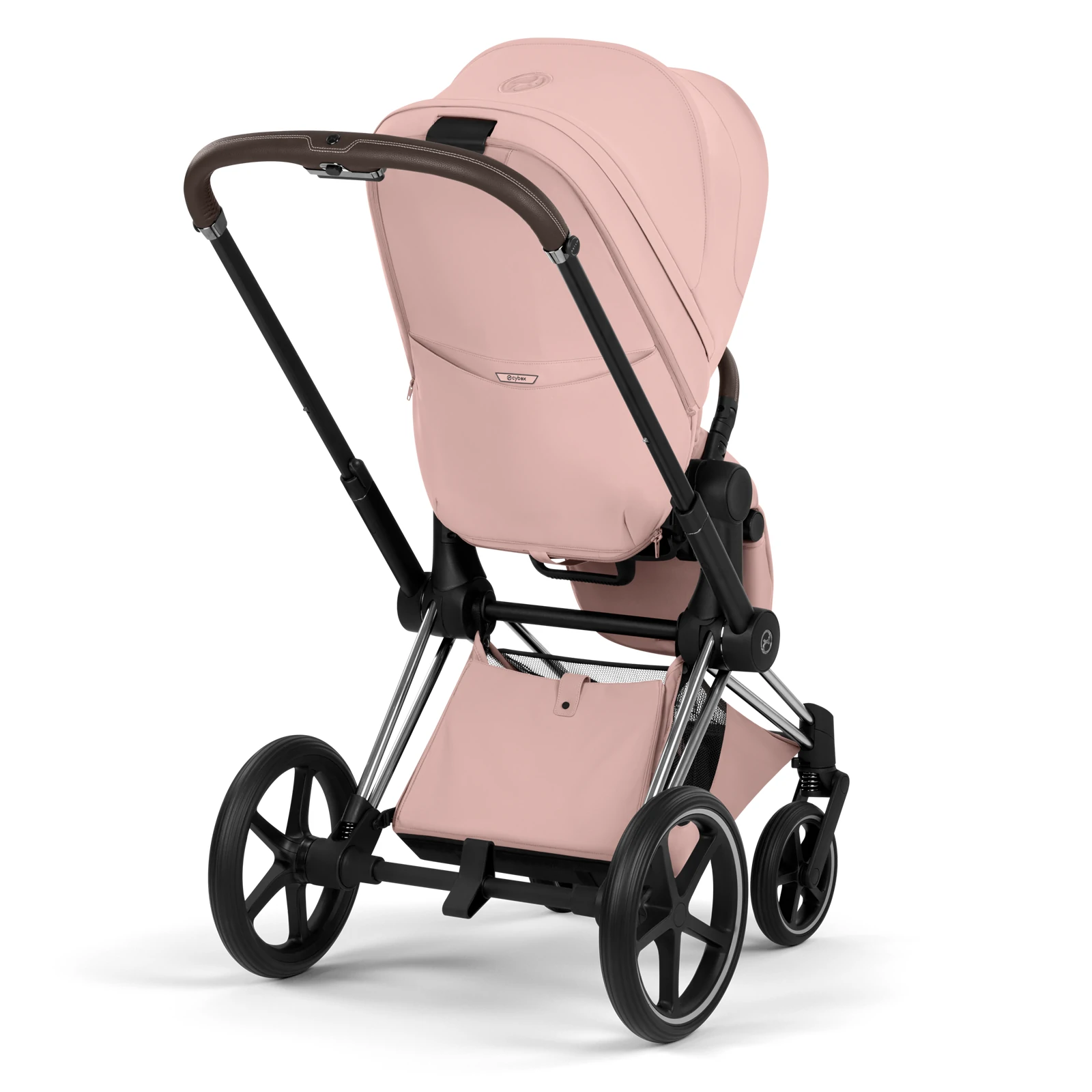Cybex Priam 5.0 - wózek 4w1 | Peach Pink - Chrome (Style)