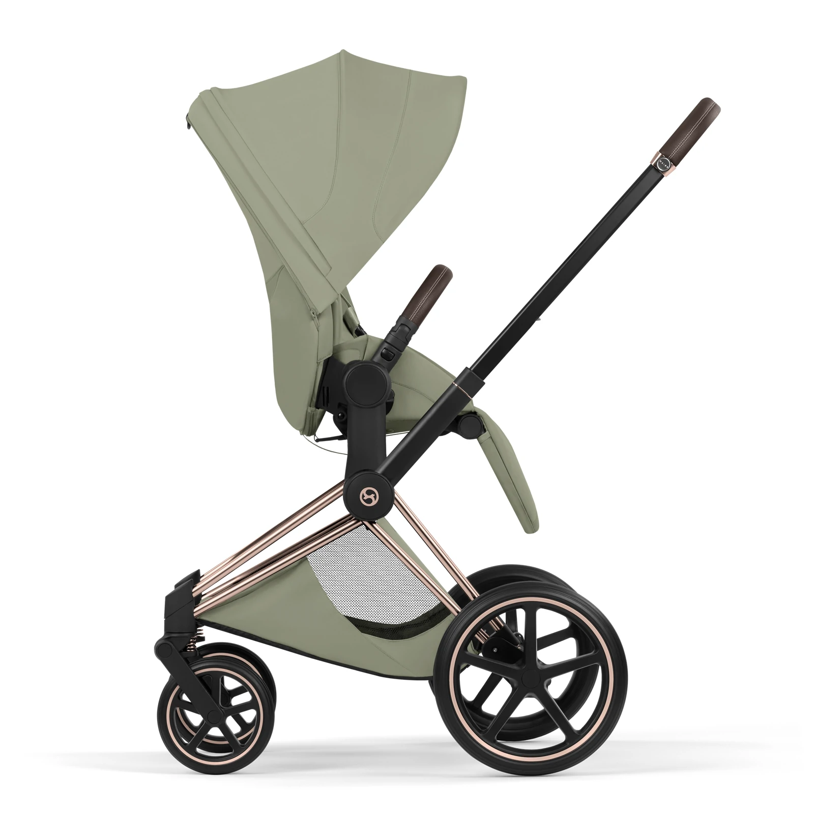 Cybex Priam 5.0 - wózek 4w1 | Sage Green - Rosegold (Style)