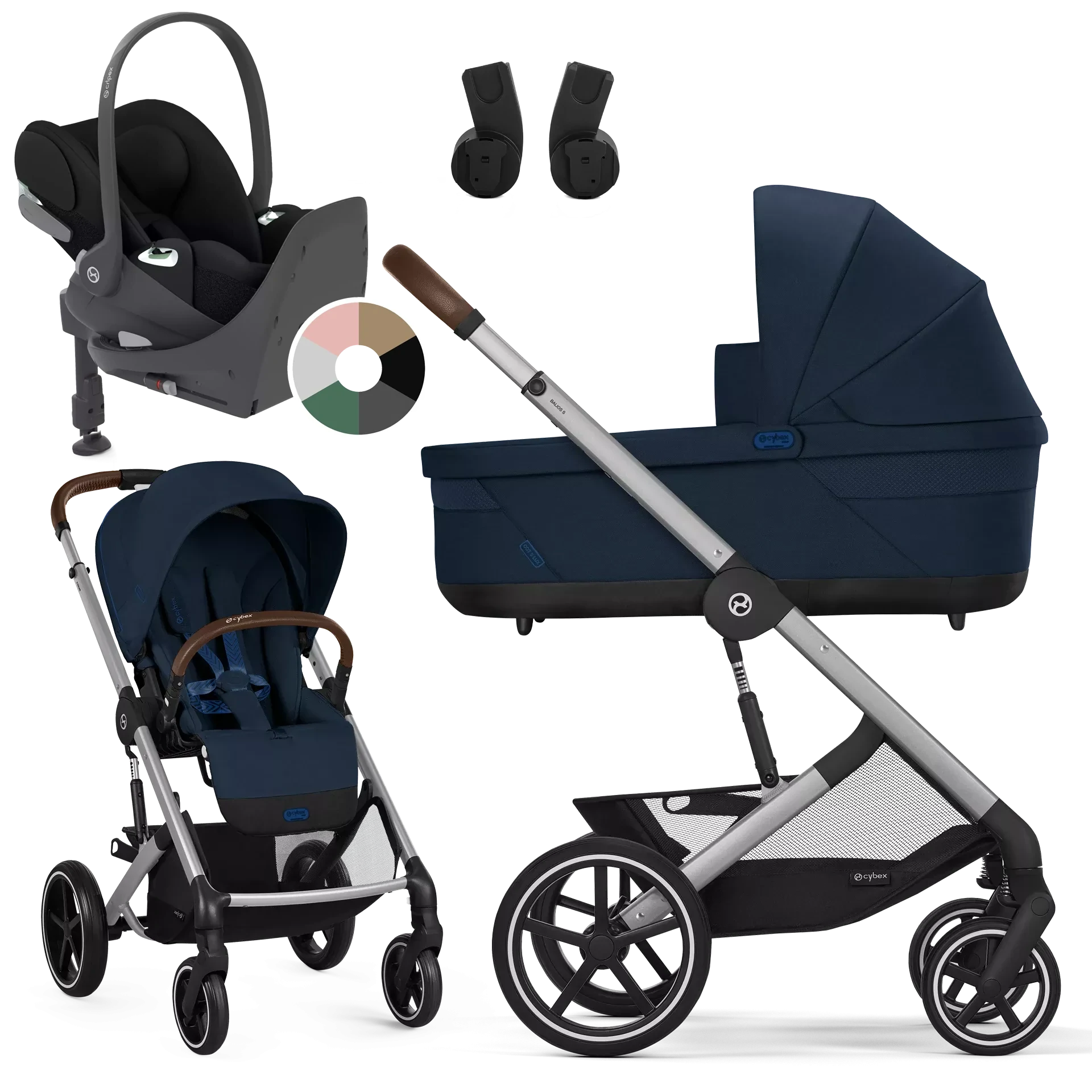 Cybex Balios S Lux + Cybex Cloud T i-Size + baza T - 4w1 | Ocean Blue