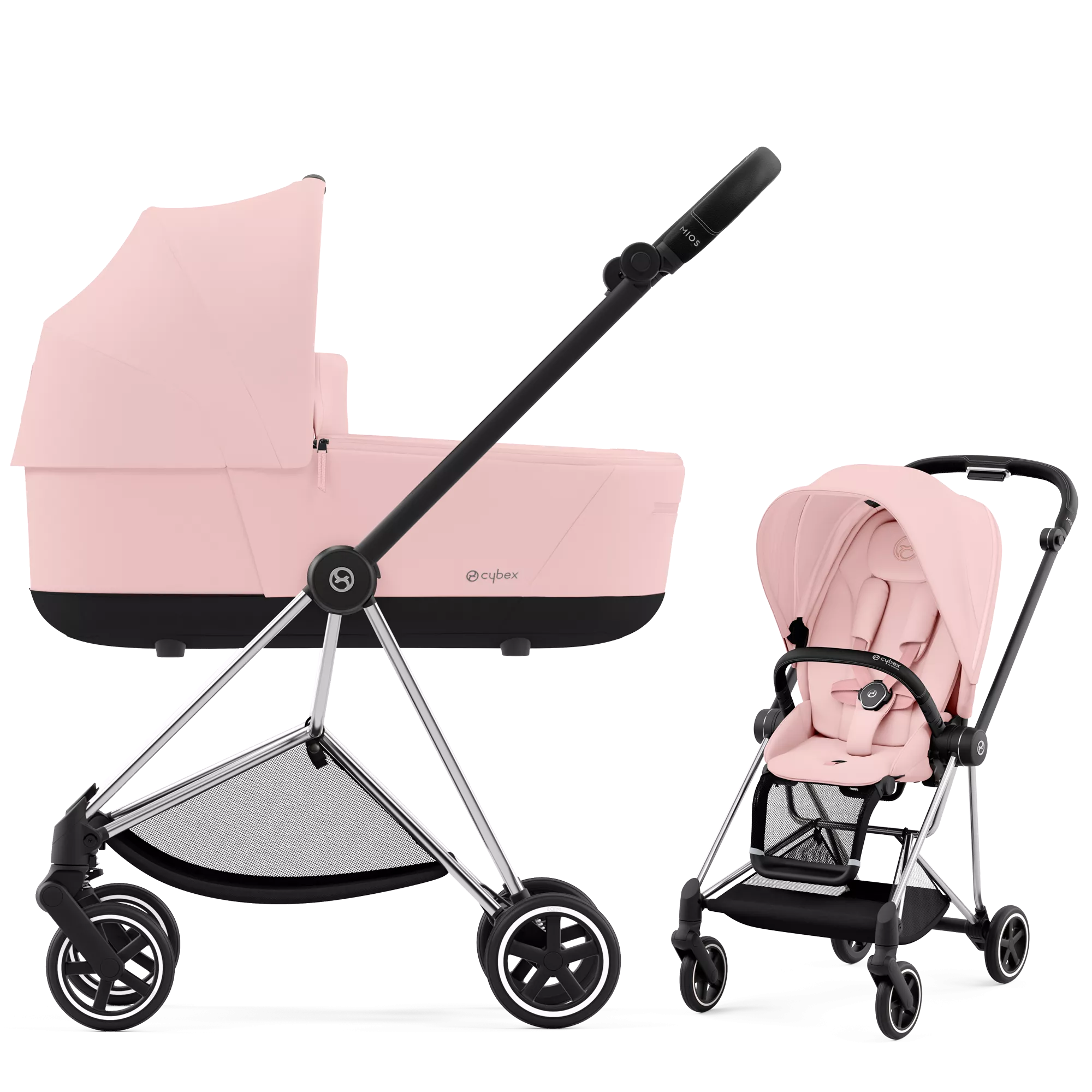 Cybex Mios 3.0 - 2w1 | Peach Pink (Chrome Black Frame)