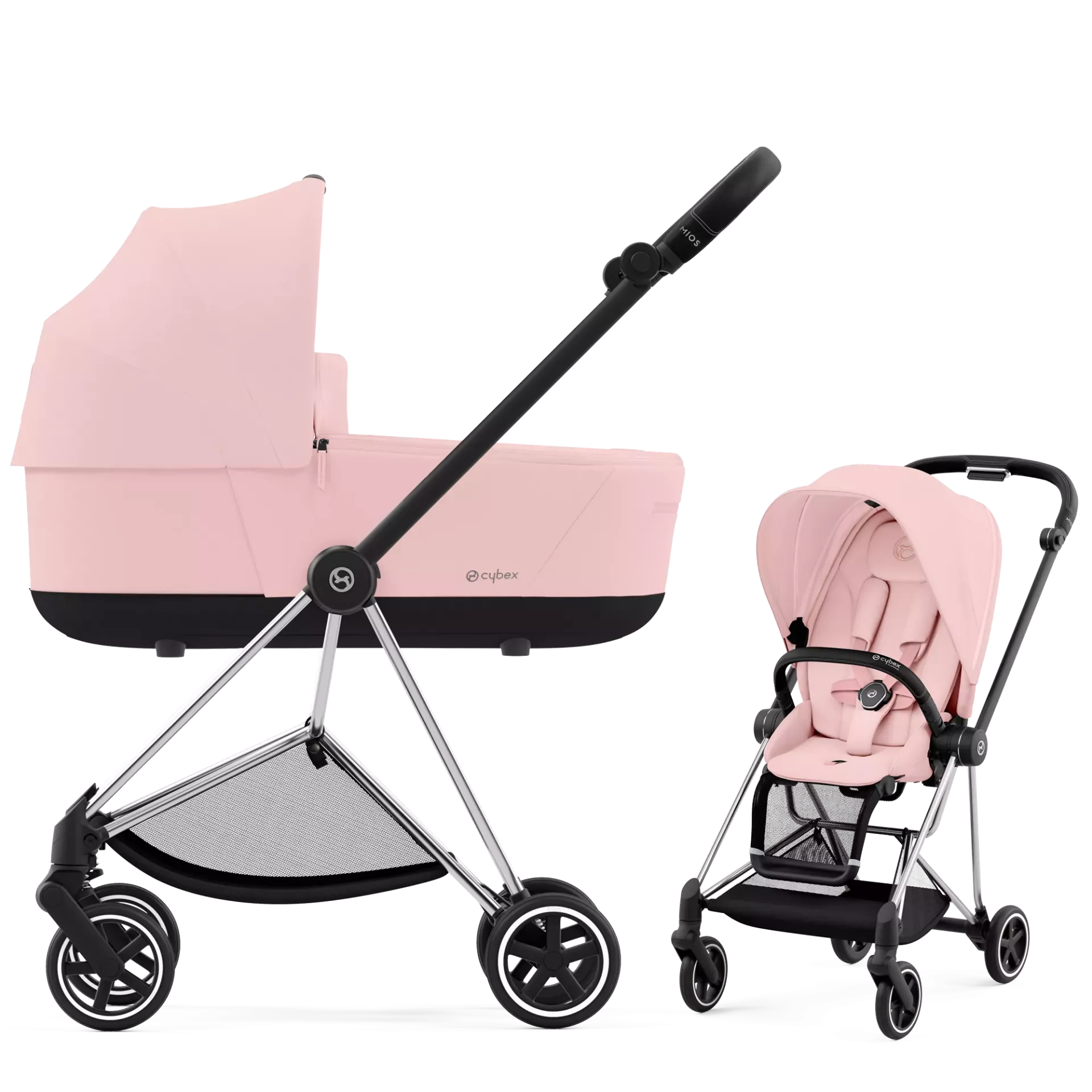 Cybex Mios 3.0 - 2w1 | Peach Pink (Chrome Black Frame)