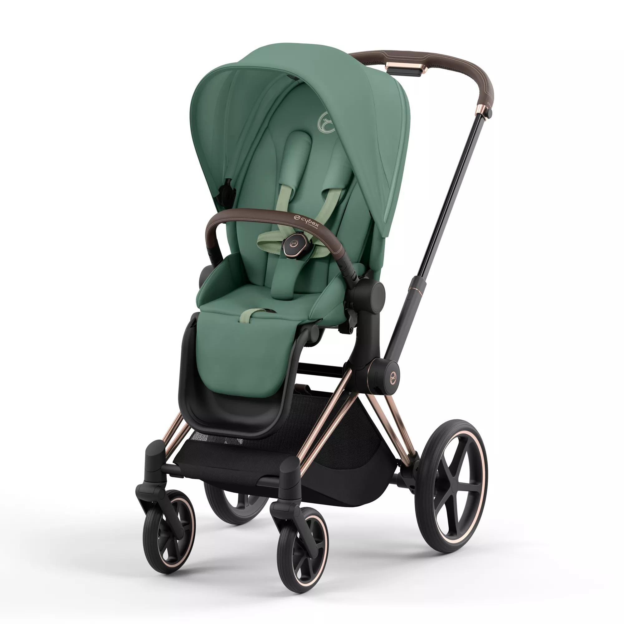 Cybex Priam 4.0 - 2w1 | Leaf Green (Rosegold Frame) Cybex Priam 4.0 - 2w1 | Leaf Green (Rosegold Frame)