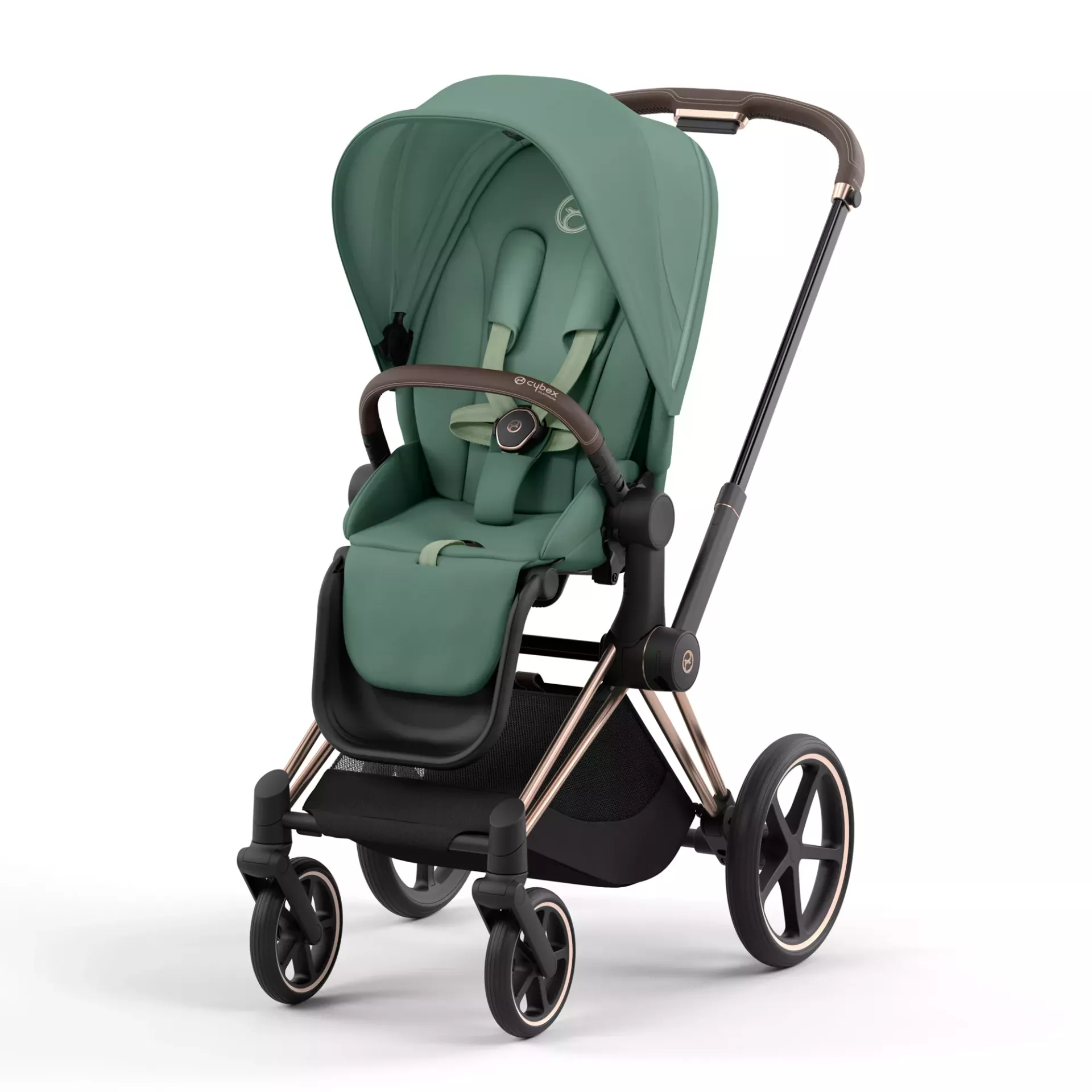 Cybex Priam 4.0 - 2w1 | Leaf Green (Rosegold Frame) Cybex Priam 4.0 - 2w1 | Leaf Green (Rosegold Frame)