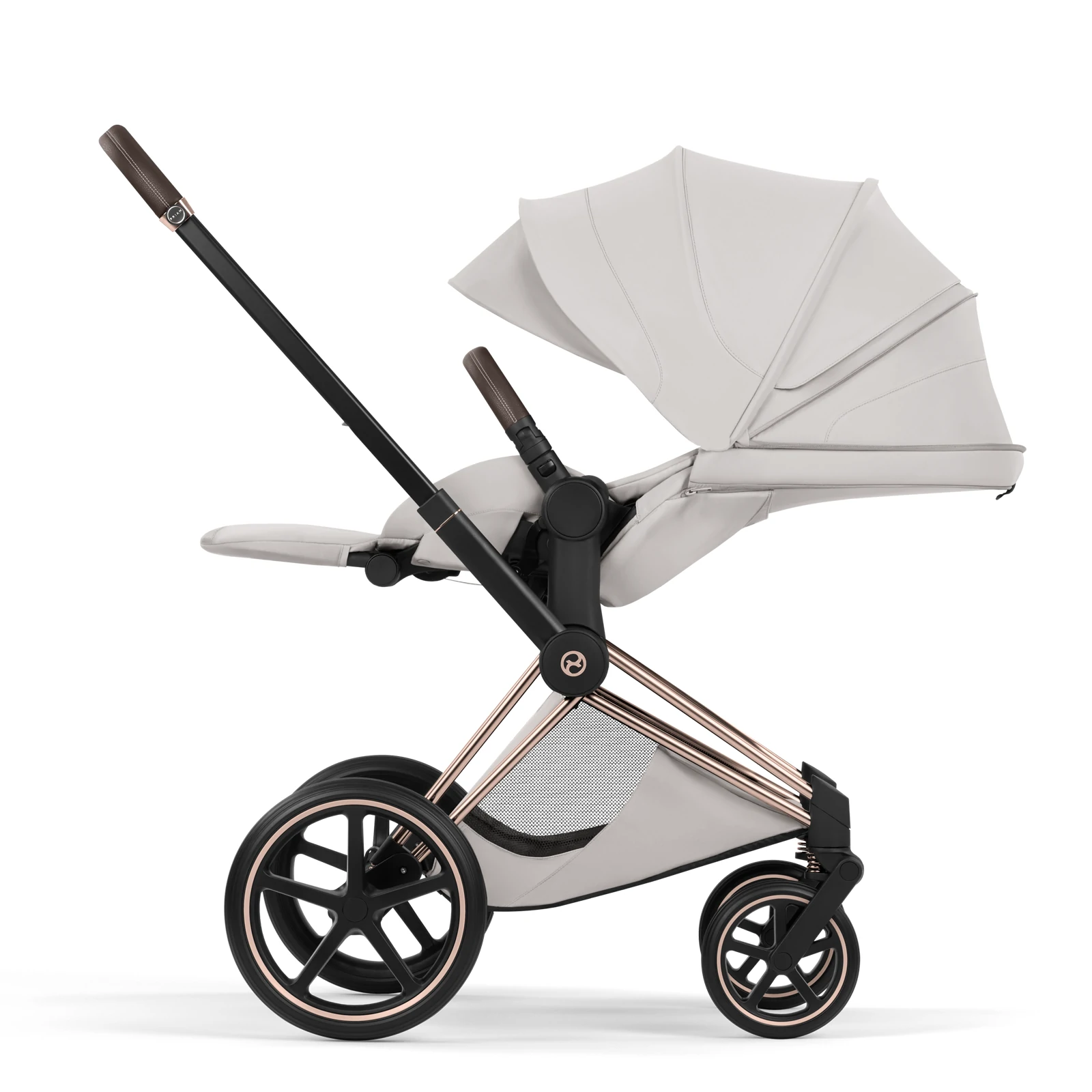 Cybex Priam 5.0 - wózek 4w1 | City Grey - Rosegold (Style)