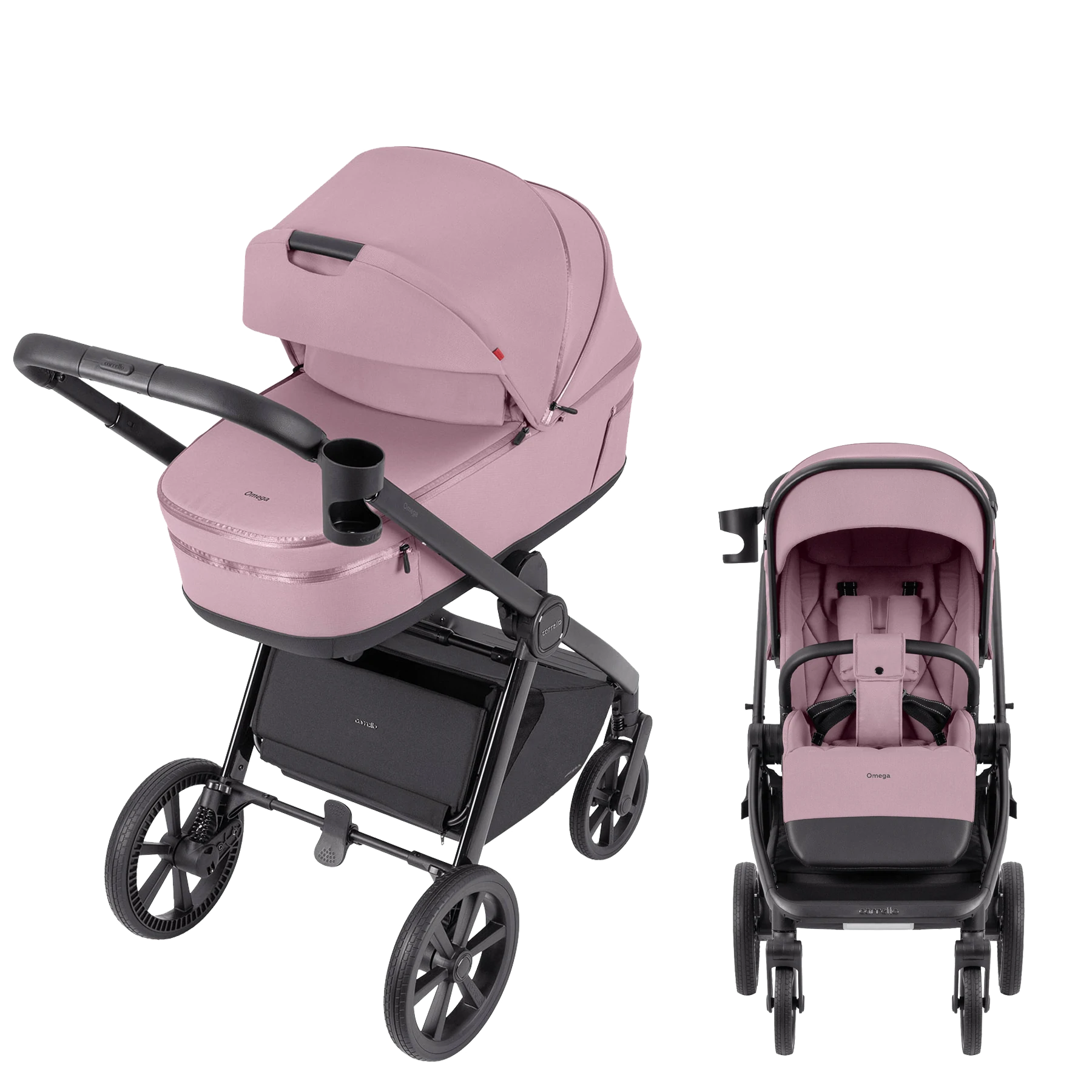 Carrello Omega Plus - 2w1 | Galaxy Pink