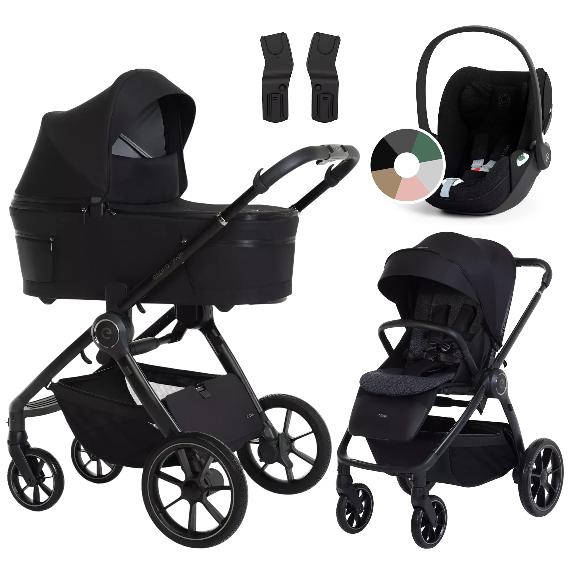 Espiro Yoga 2025 + Cybex Cloud T i-Size +GRATIS - wózek 3w1 | 111 Calm Evening