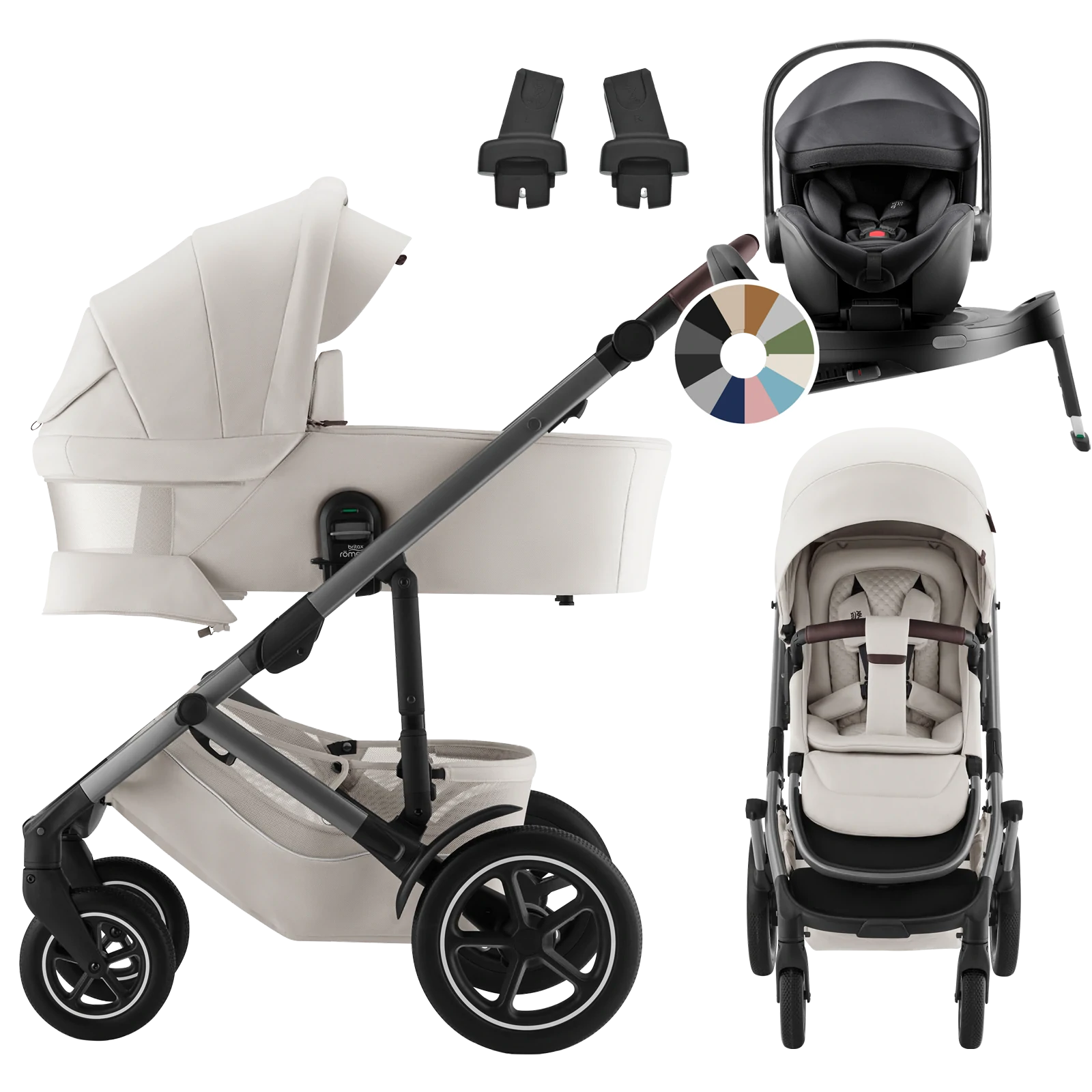 Britax Römer Smile 5Z + Britax Römer Baby-Safe Pro + baza Vario 5Z +GRATIS - 4w1 | Soft Taupe Britax Römer Smile 5Z + Britax Römer Baby-Safe Pro + baza Vario 5Z +GRATIS - 4w1 | Soft Taupe