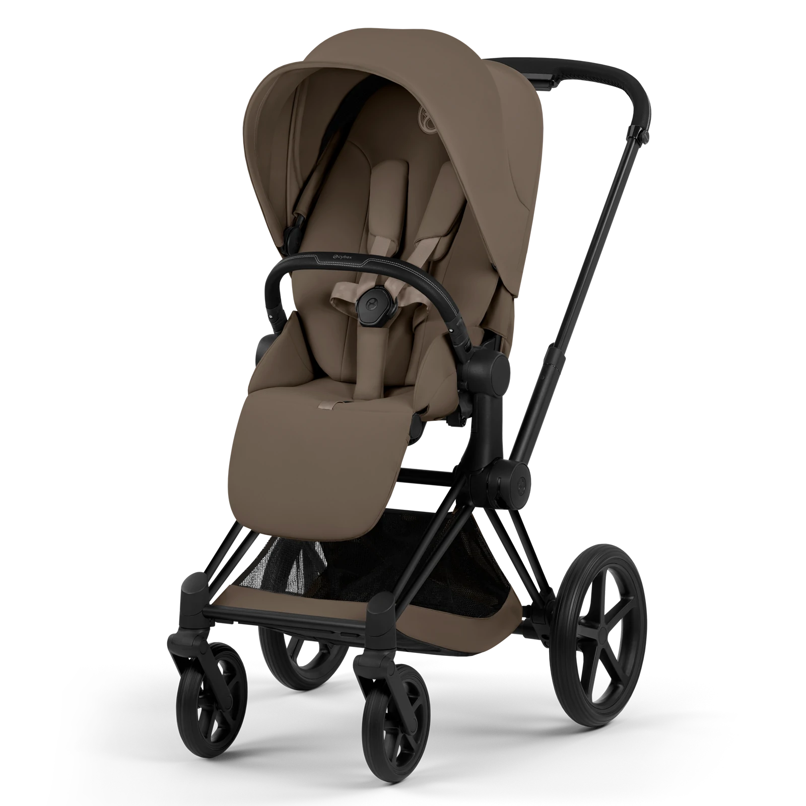 Cybex Priam 5.0 - wózek 4w1 | Coconut Brown - Matt Black (Comfort)