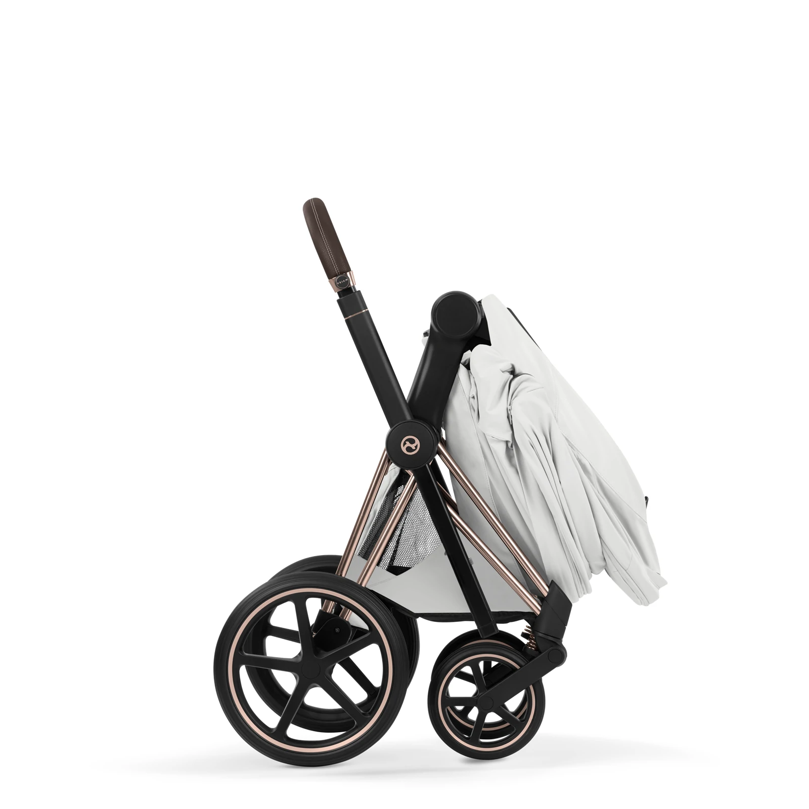 Cybex Priam 5.0 - wózek 4w1 | Off White - Rosegold (Style)