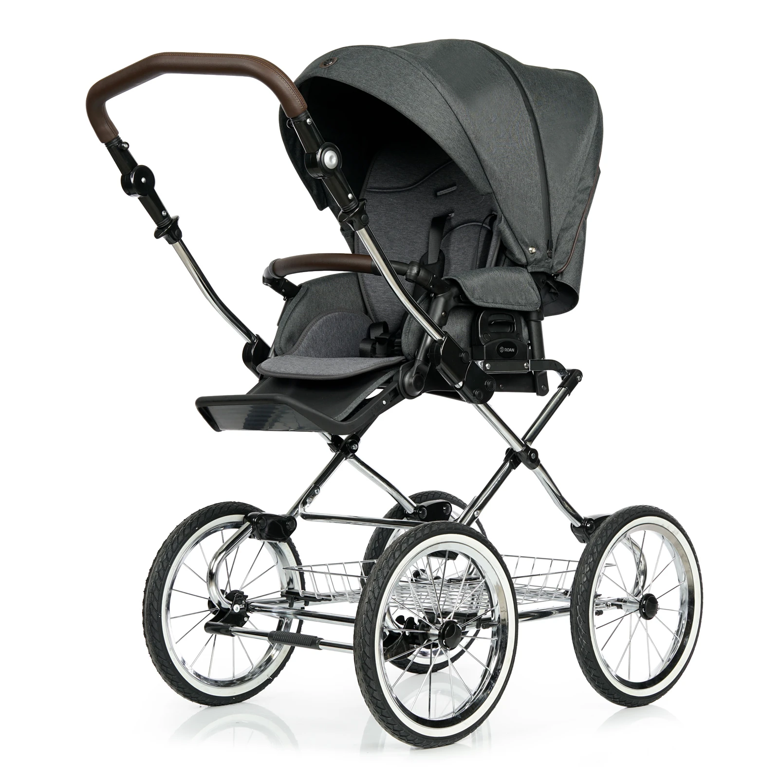 Roan Coss Classic + GRATIS - wózek 2w1 | Bottle Green