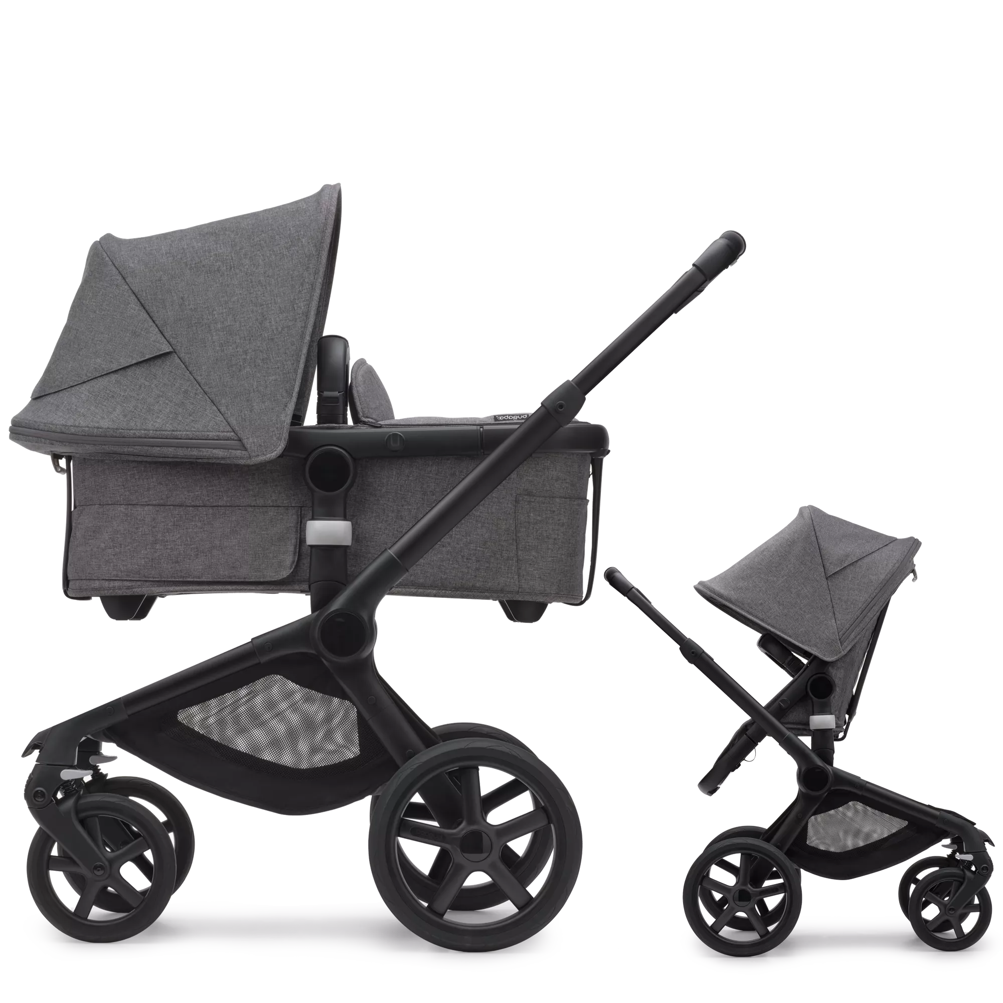 Bugaboo Fox 5 | Black-Grey Melange-Grey Melange