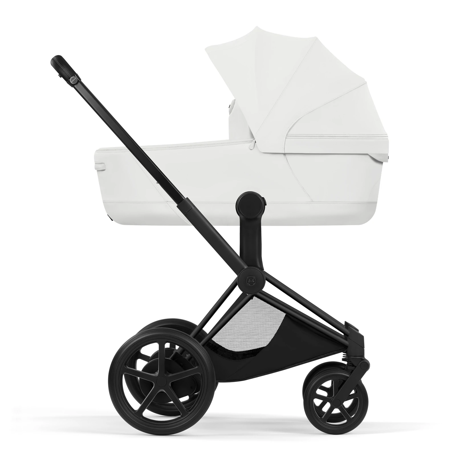 Cybex e-Priam 5.0 - wózek 2w1 | Off White - Matt Black (Style)